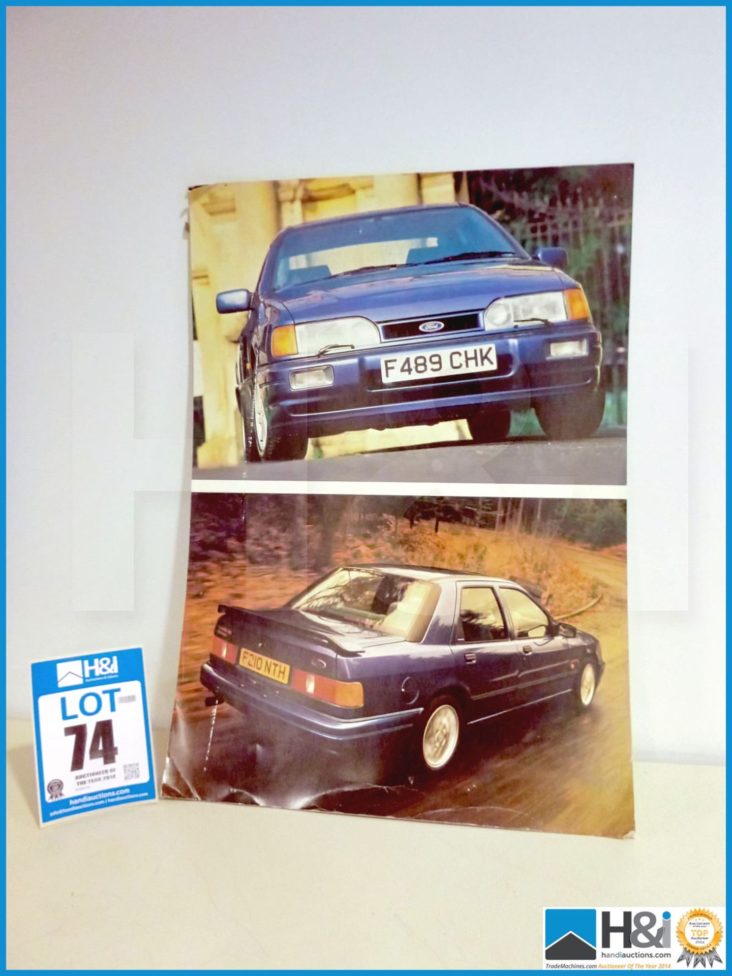 Genuine Ford Sierra Sapphire promo artwork from the Cosworth Archives. Should fire up happy memories