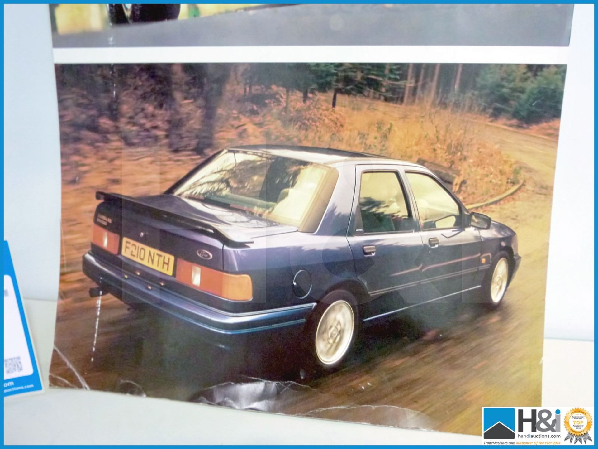 Genuine Ford Sierra Sapphire promo artwork from the Cosworth Archives. Should fire up happy memories - Image 4 of 4