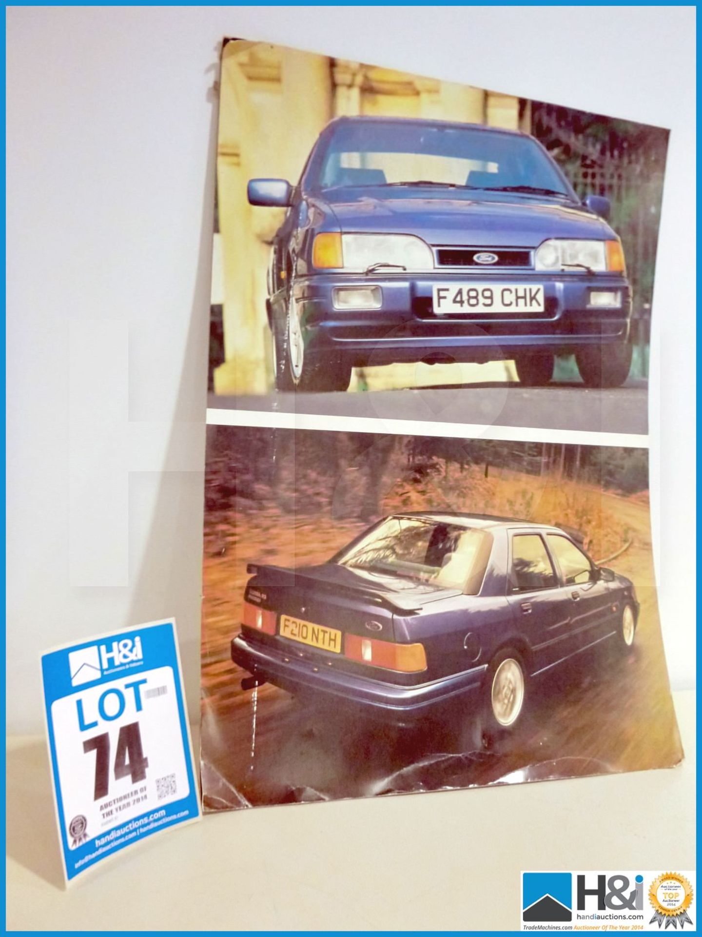 Genuine Ford Sierra Sapphire promo artwork from the Cosworth Archives. Should fire up happy memories - Image 2 of 4