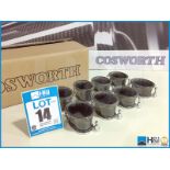 Set of 8 Cosworth CA trumpets. 21.2 nom - M5, insert. Lot value over GBP 2,700 -- MC:20026118 CILN:1