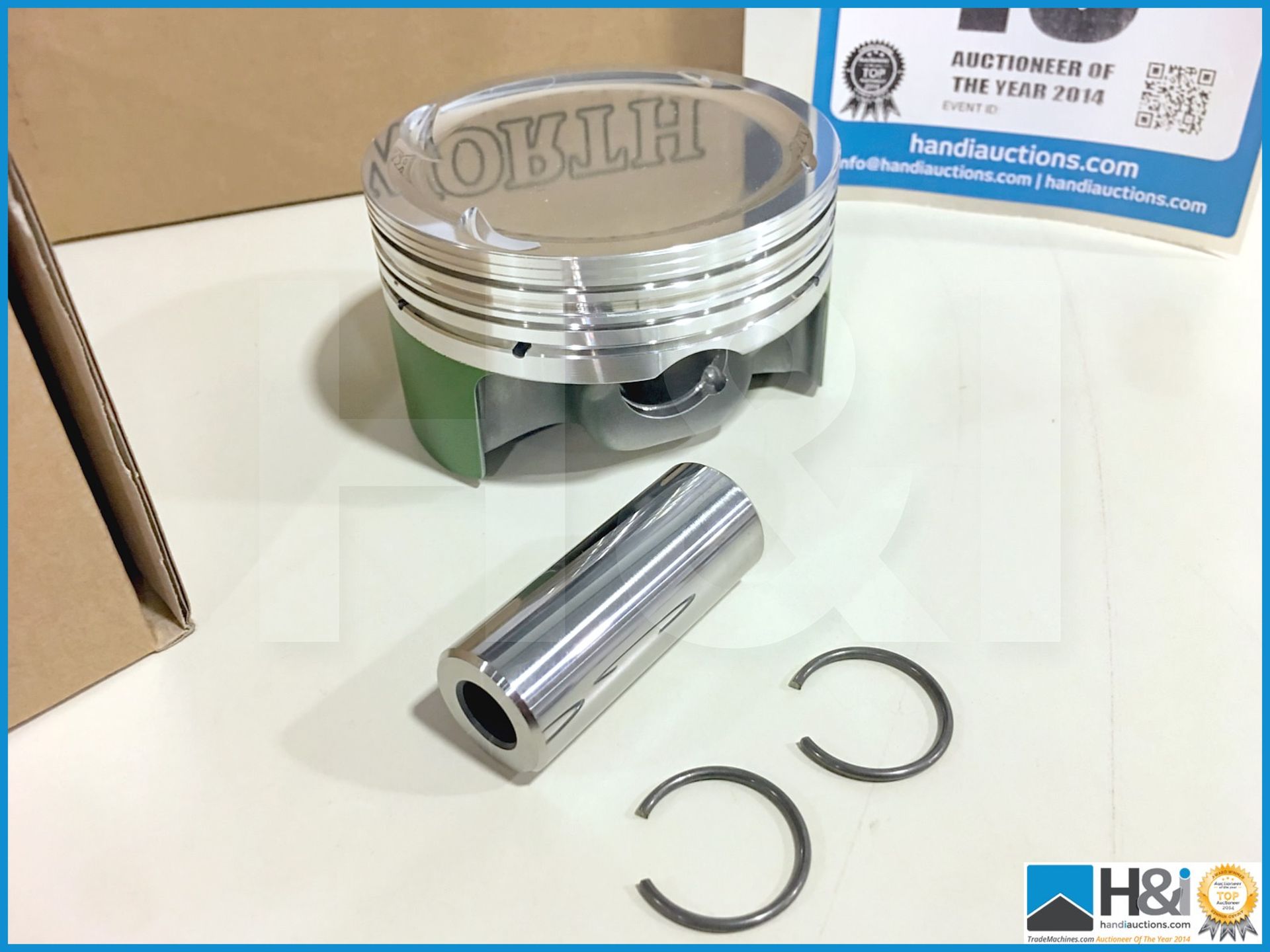 10 off Set of 4 Evo X 9.0:1 86.5mm stroker pistons. Appx GBP 18,000 retail value -- MC:20005859 CILN - Image 2 of 3