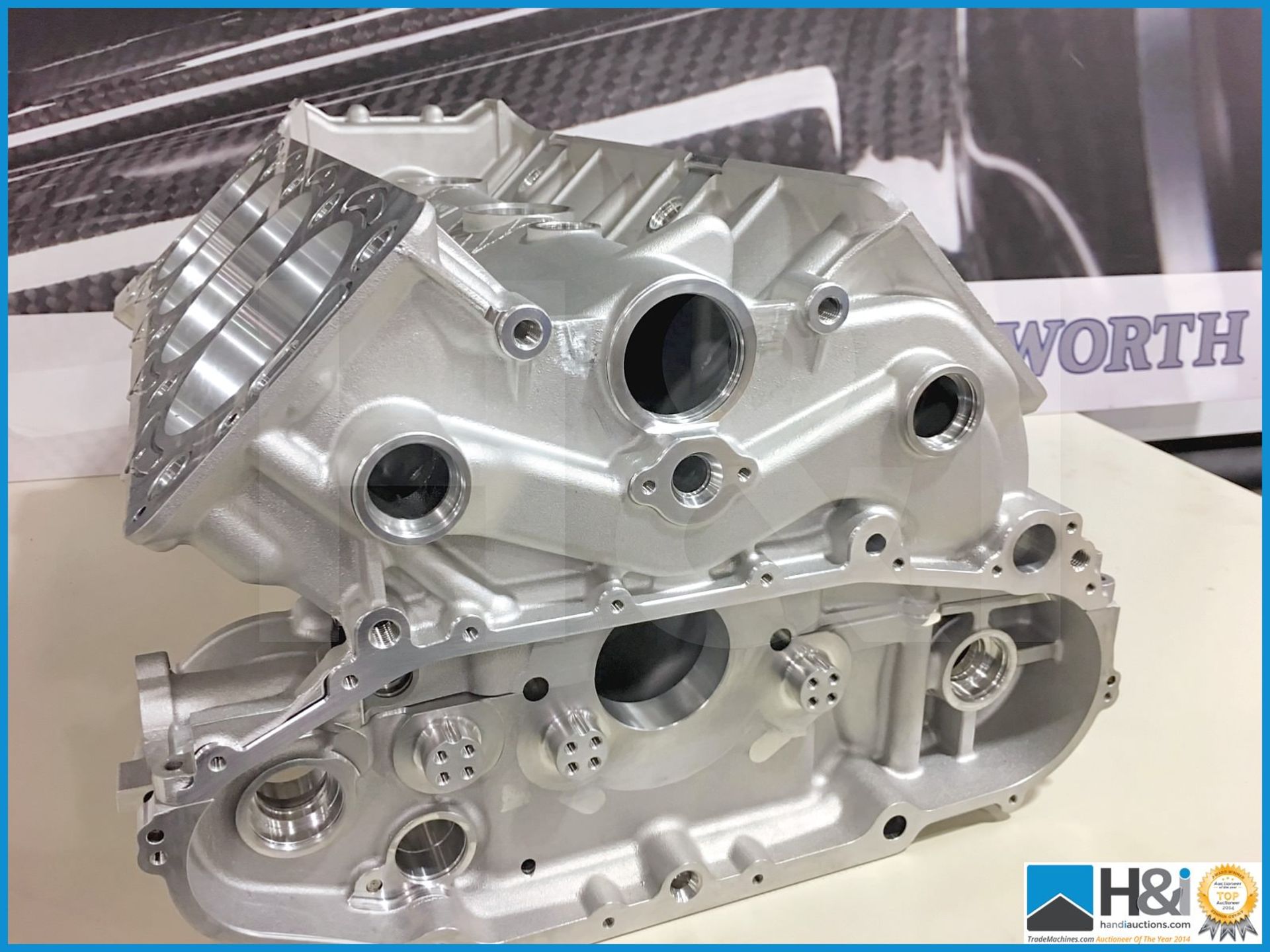 Cosworth XG cylinder block and sump assembly. -- MC:XG8015C CILN:83 - Image 4 of 9