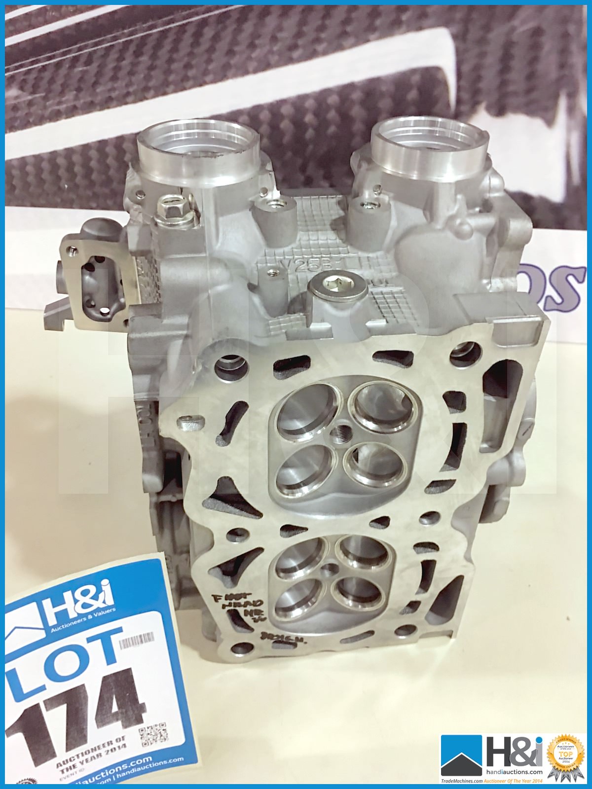 4 off Subaru cylinder head left hand - EJ25 07MY. Appx lot value over GBP 2,100 -- MC:20001530 CILN: - Image 2 of 5