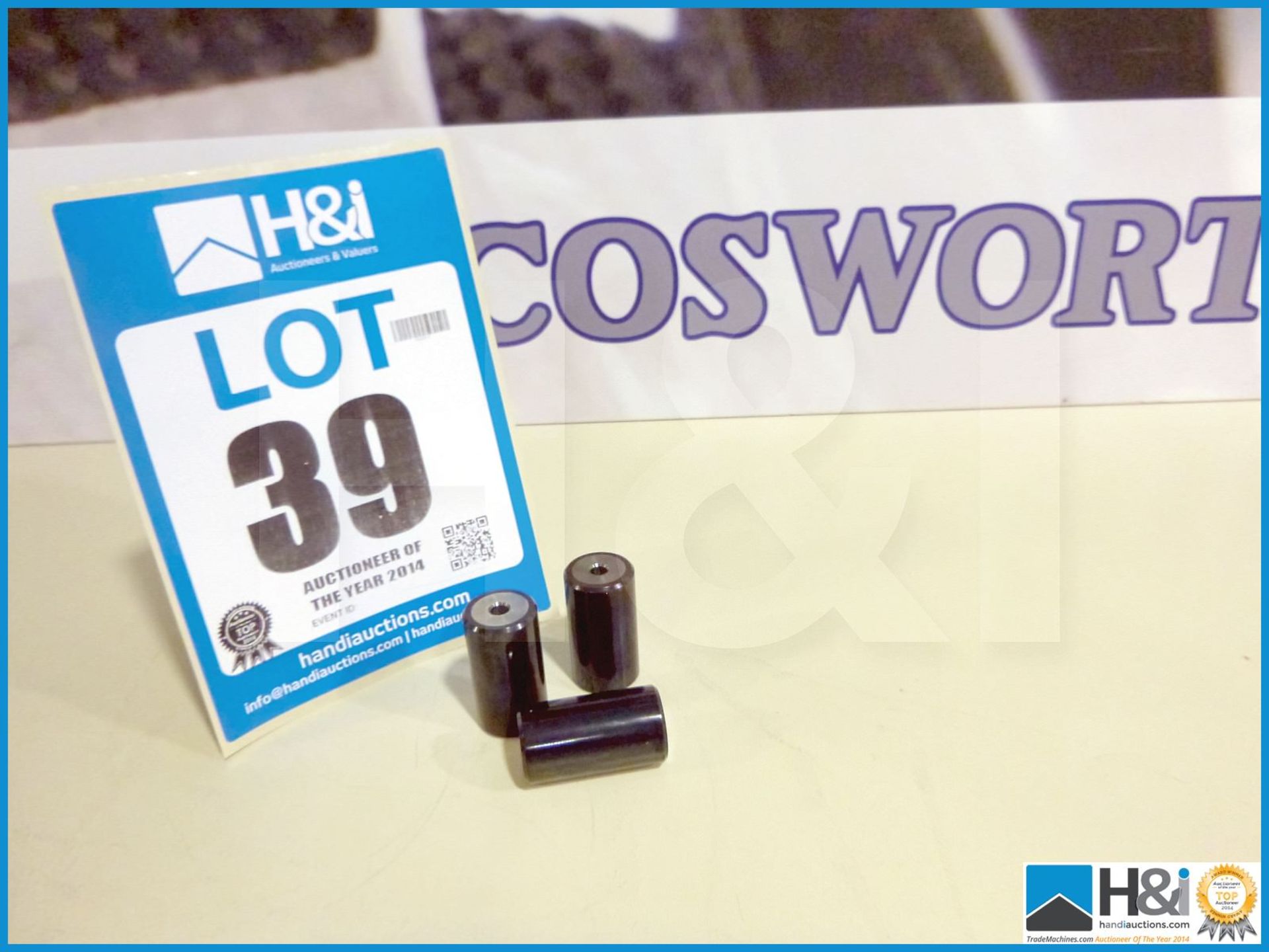 370 off Cosworth XG stiff gudgeon pins DLC. Appx lot value over GBP 15,000 -- MC:XG0845 CILN:8