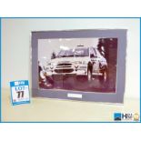 Framed photograph of Escort Cosworth in the World Rally Championship from the Cosworth Archives appx