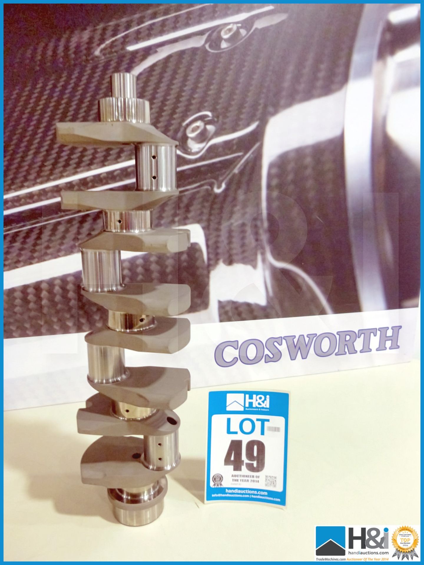 2 off Cosworth XG reduced weight crankshaft. Appx lot value over GBP 20,000 -- MC:XG0739B CILN:52