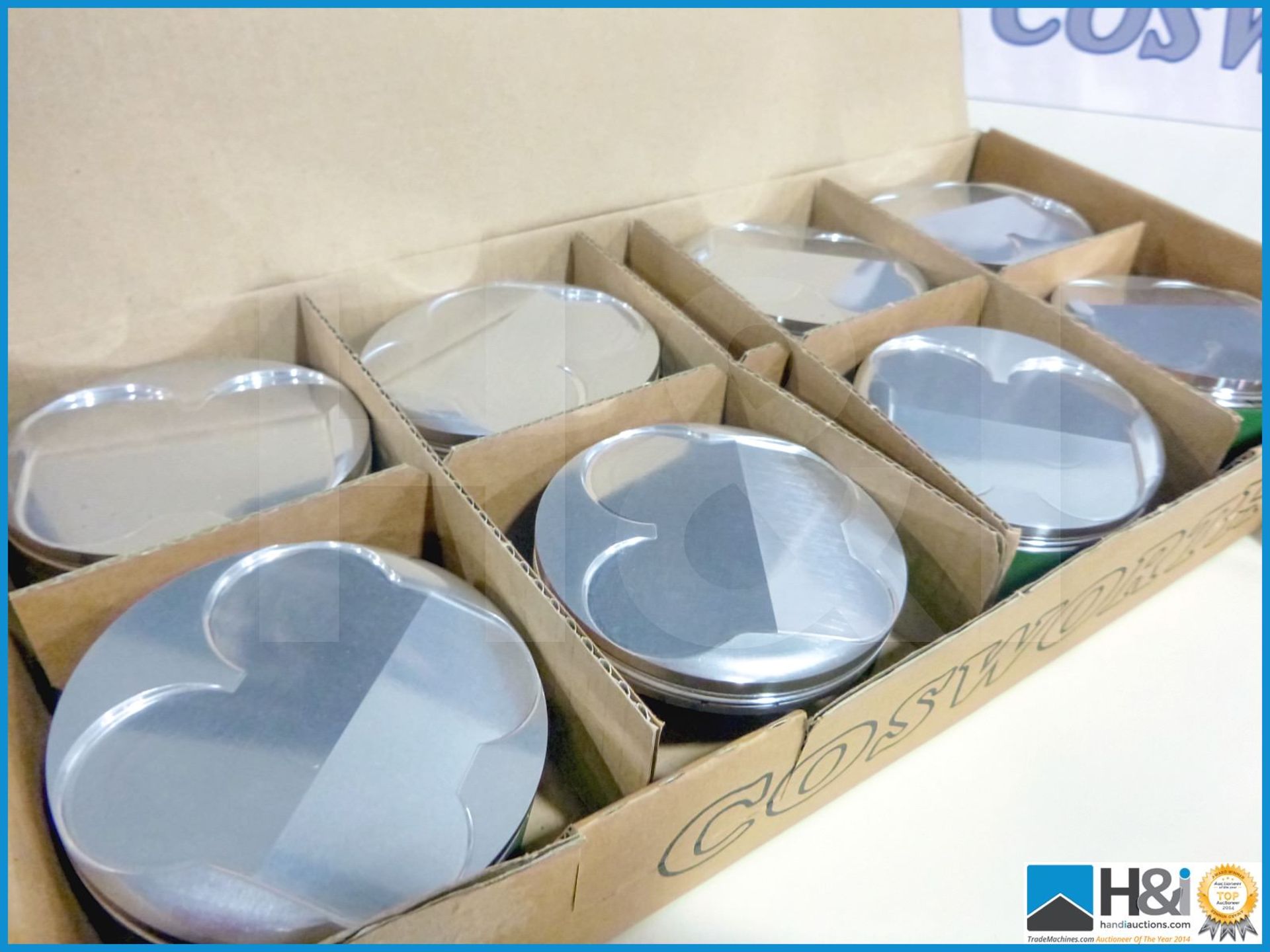 Set of 8 off Cosworth XG Low Drag pistons. Appx lot value over GBP 3,000 -- MC:XG3005 CILN:27 - Image 2 of 4