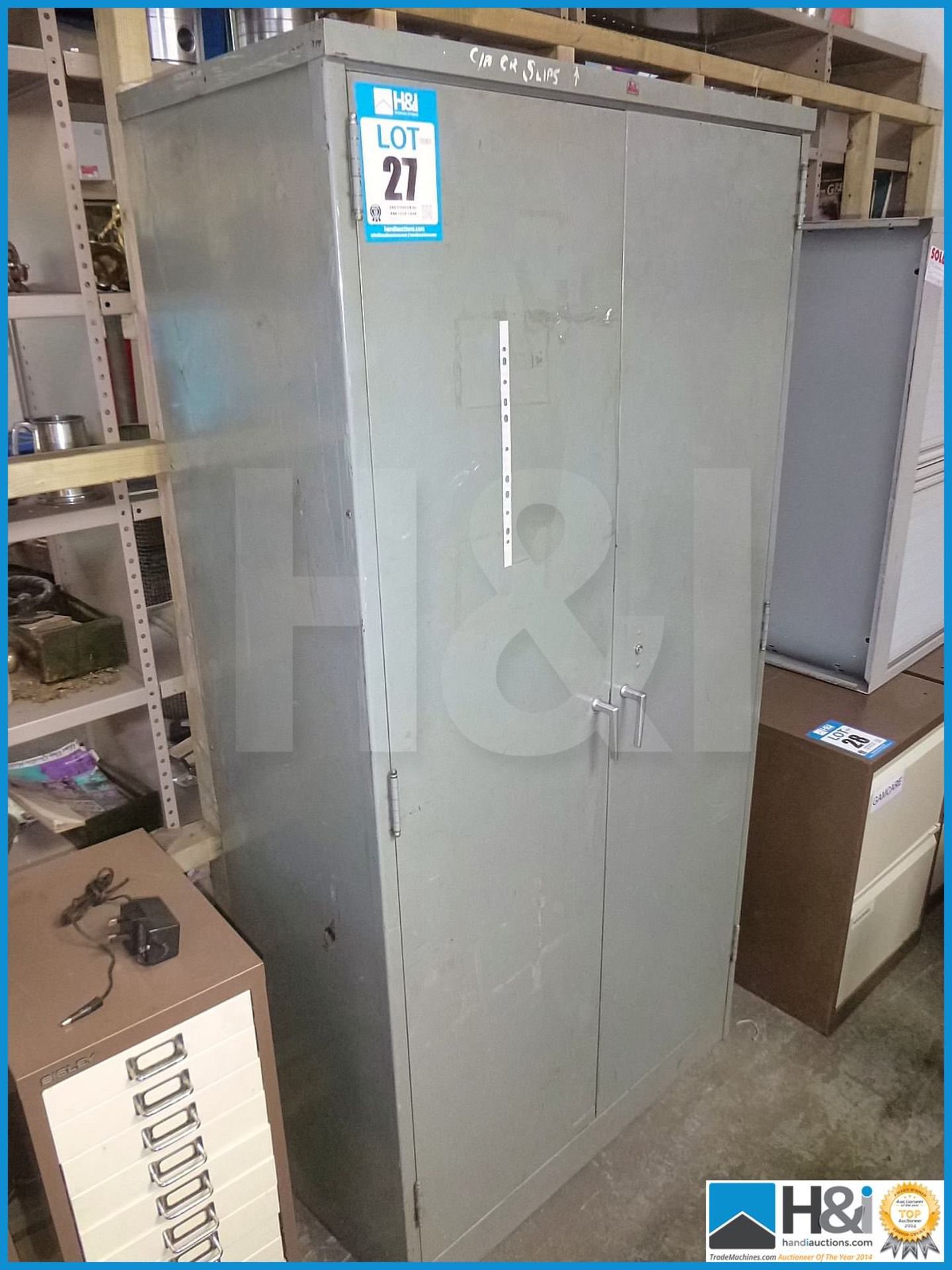 DOUBLE DOOR STAINLESS STEEL CABINET