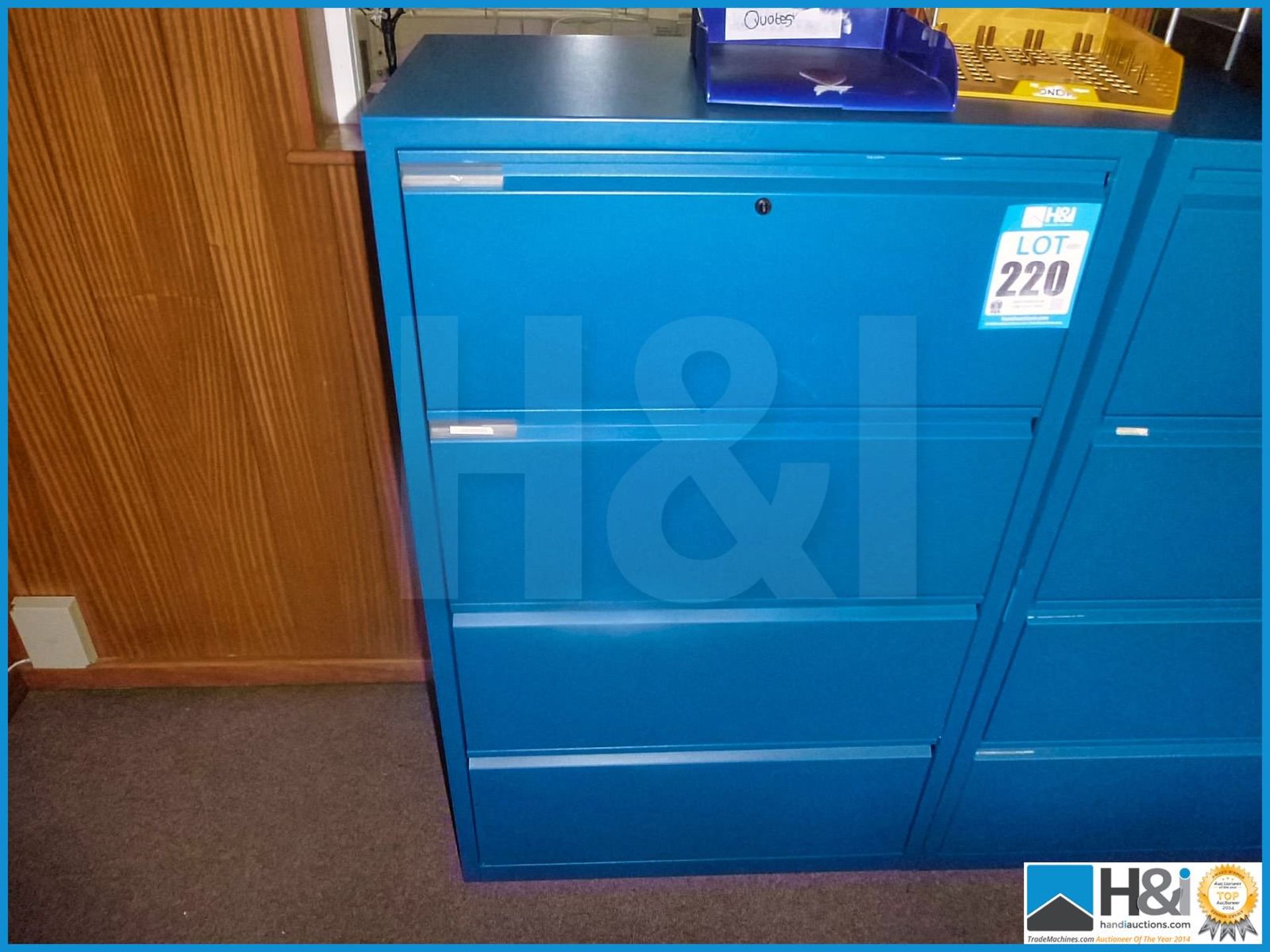 4 DRAWER METAL FILING CABINET