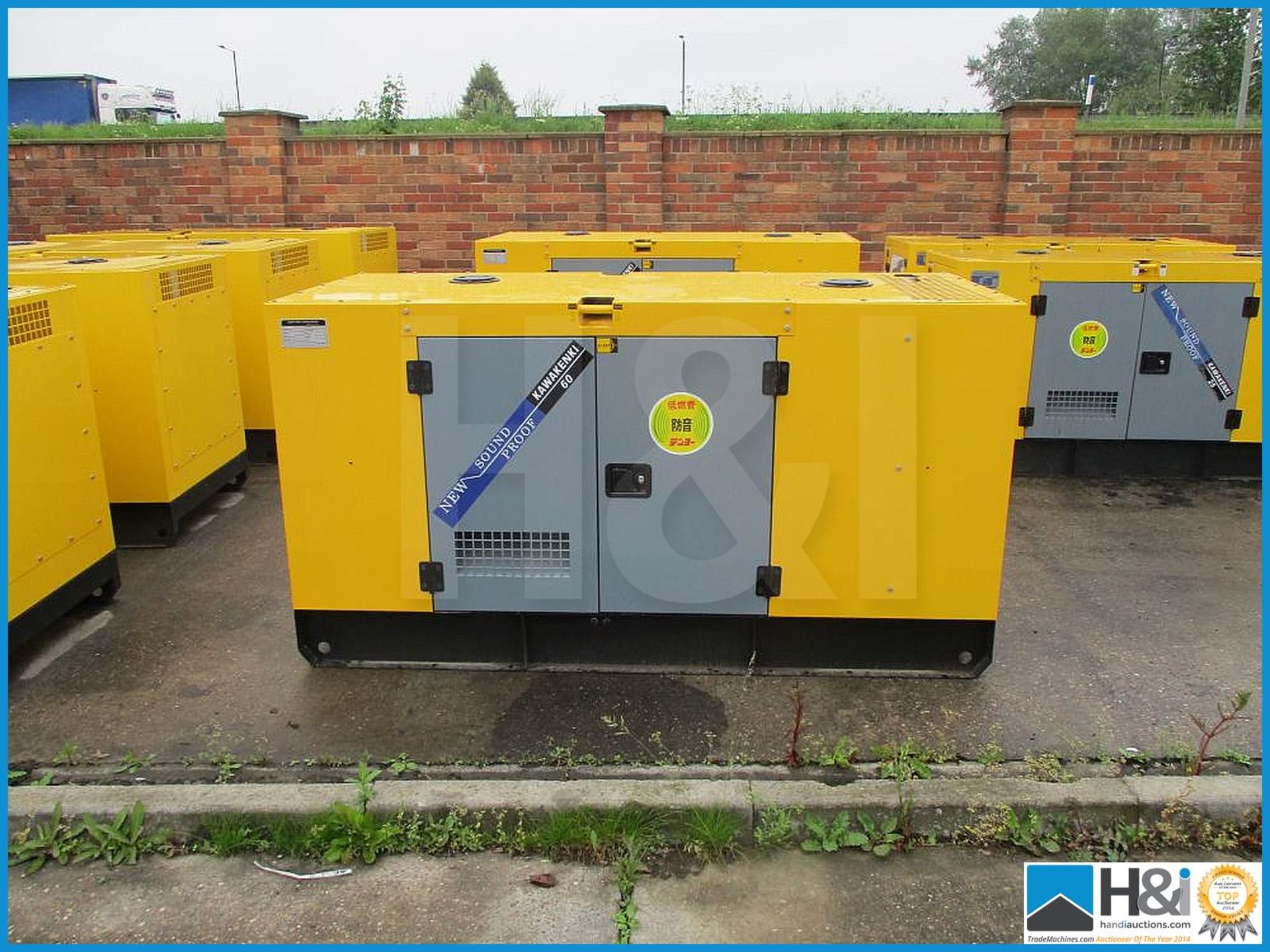 KAWAKENKI 50 KVA generator Brand new single and three phase power, ready for use, we have sold large - Image 4 of 5