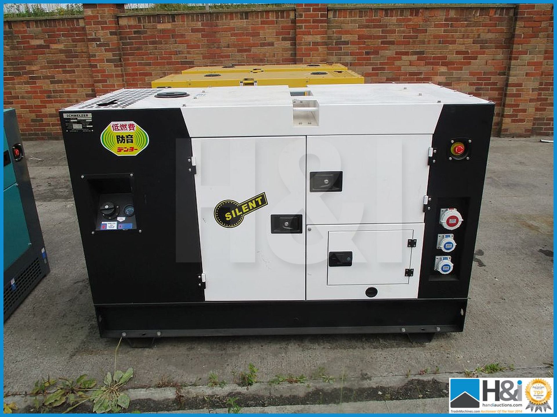 SCHELMZER 25 KVA generator Brand new single and three phase power, ready for use, we have sold large - Image 2 of 4