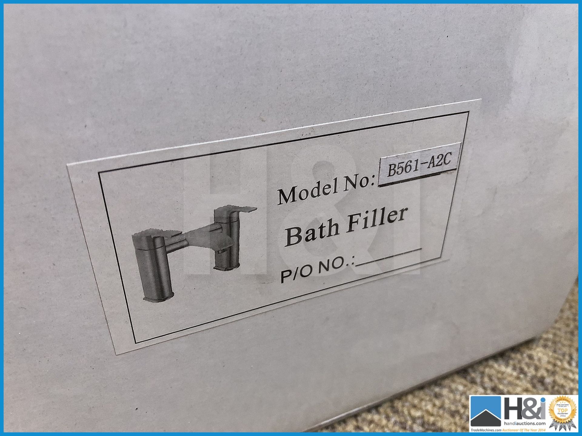 Designer polished chrome bath filler tap .New and boxed. Suggested Manufacturers Selling Price Each - Image 3 of 3