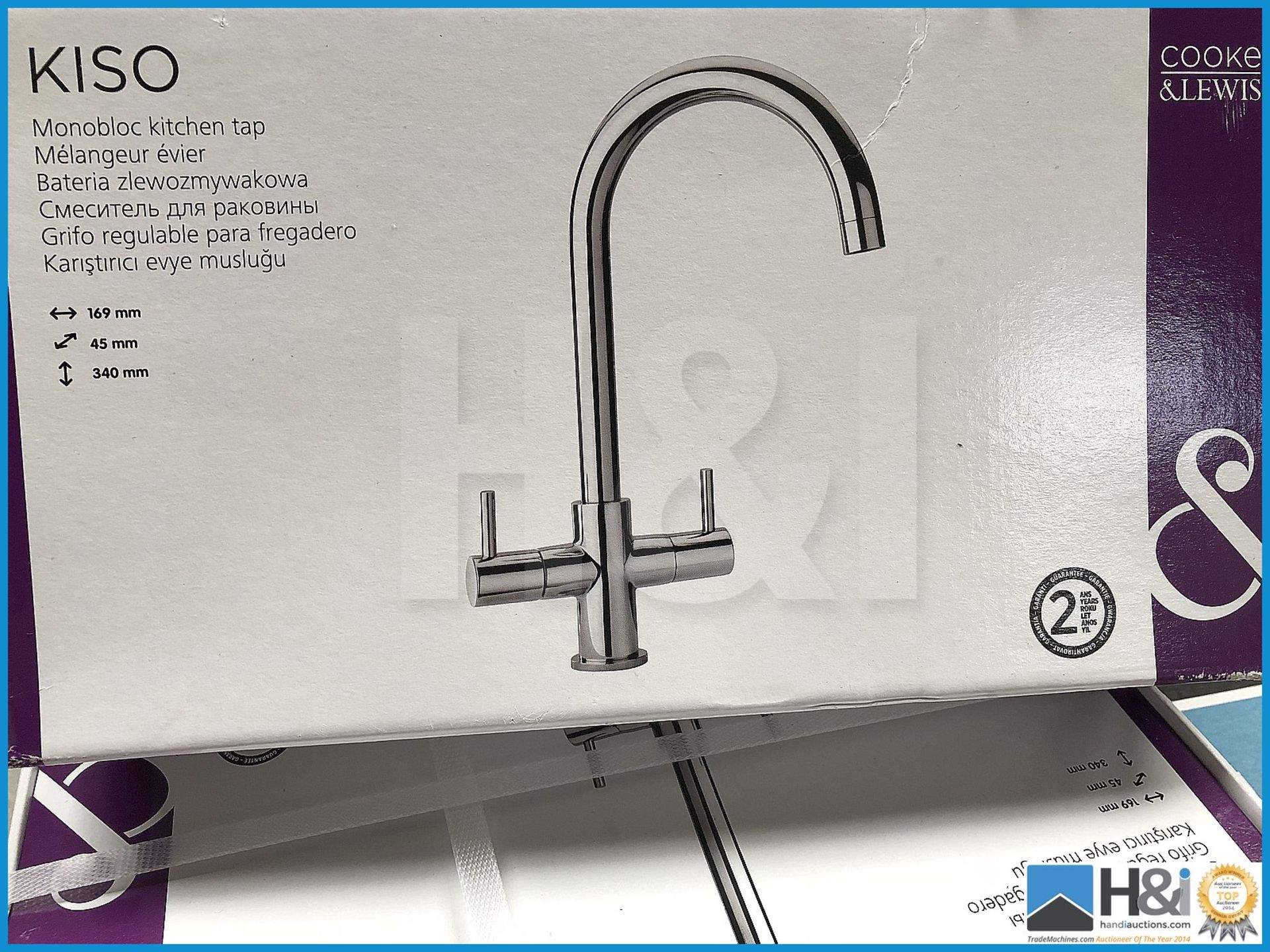 Cooke and Lewis Kiso monobloc polished chrome kitchen tap .New and boxed. Suggested Manufacturers Se