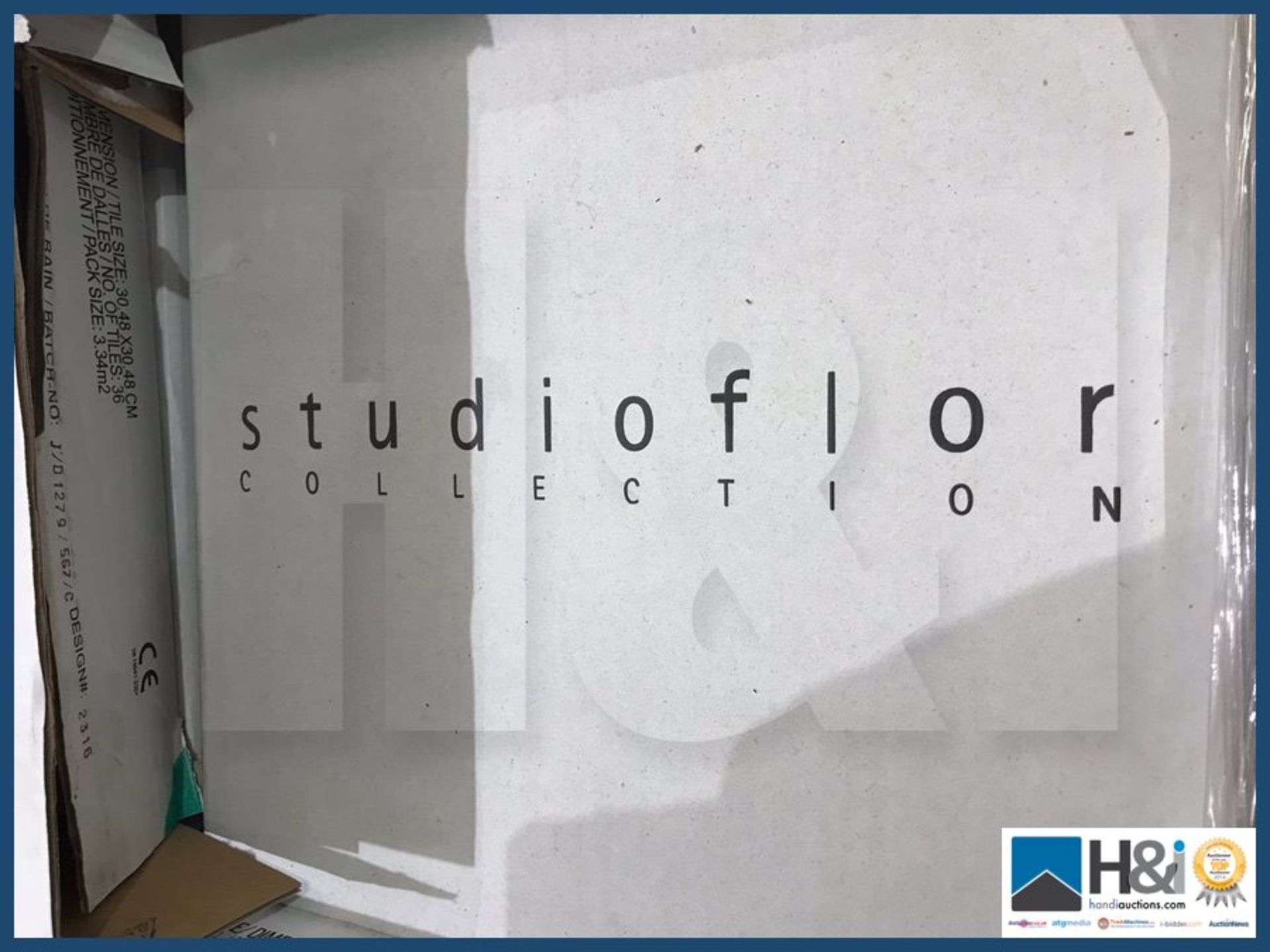 Polyflor Expona studio floor Terracotta tiles 12x12 inch. 3.34m2 per box 6 boxes = 20.06m2. RRP GBP6 - Image 3 of 4
