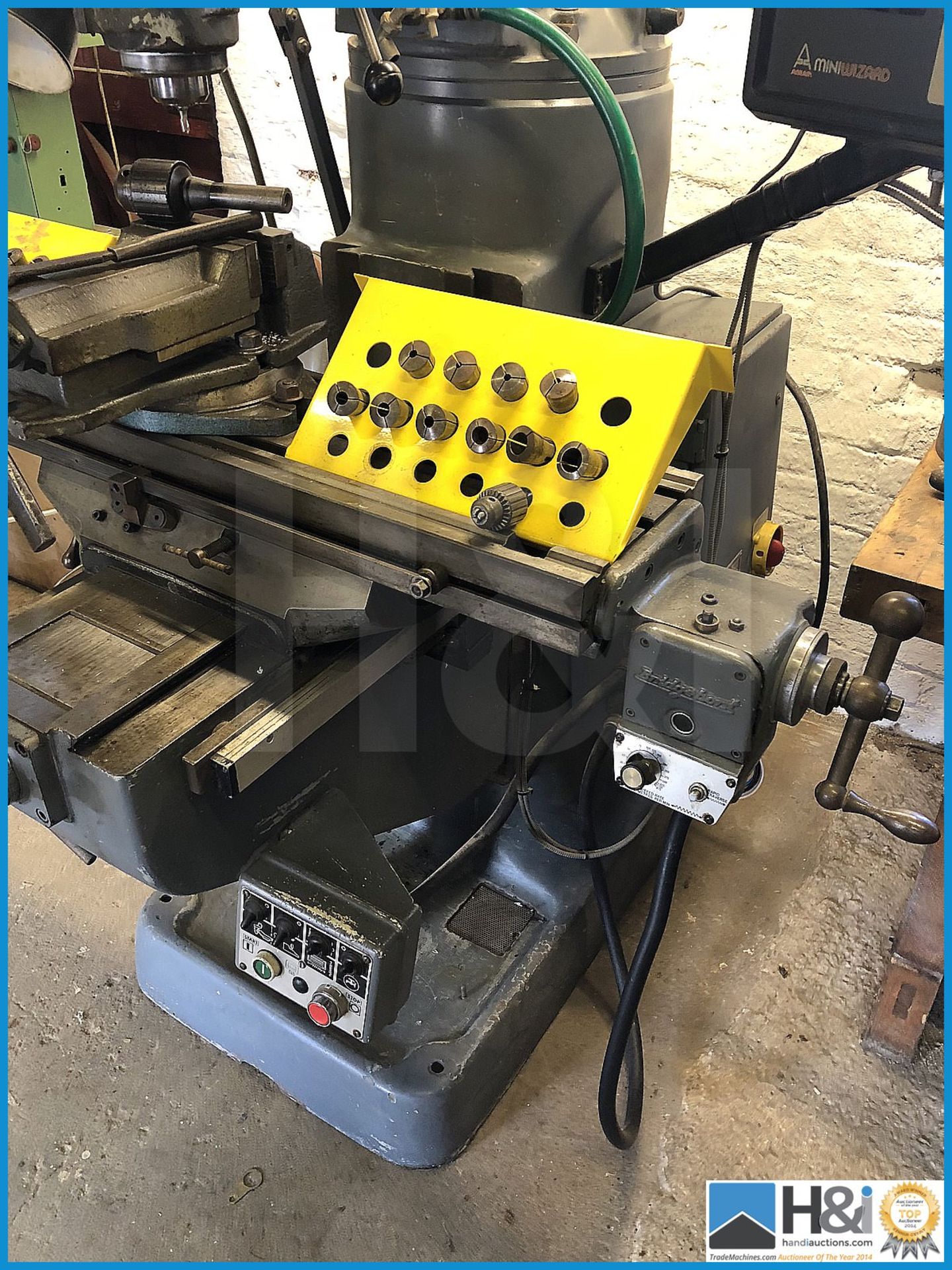 Bridgeport Series 1 2HP variable speed milling machine with DRO and excellent selection of tooling c - Image 9 of 15