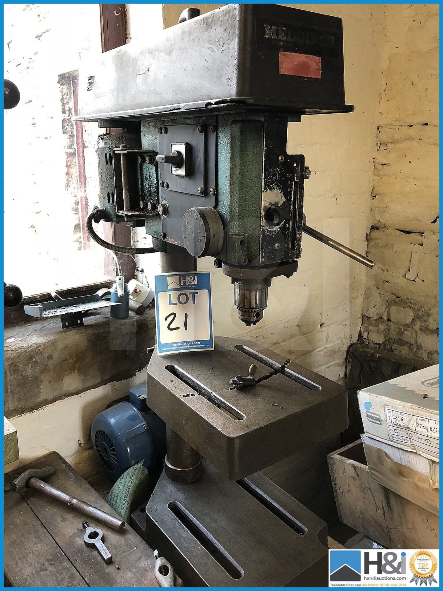 Meddings bench top pillar drill 3 phase