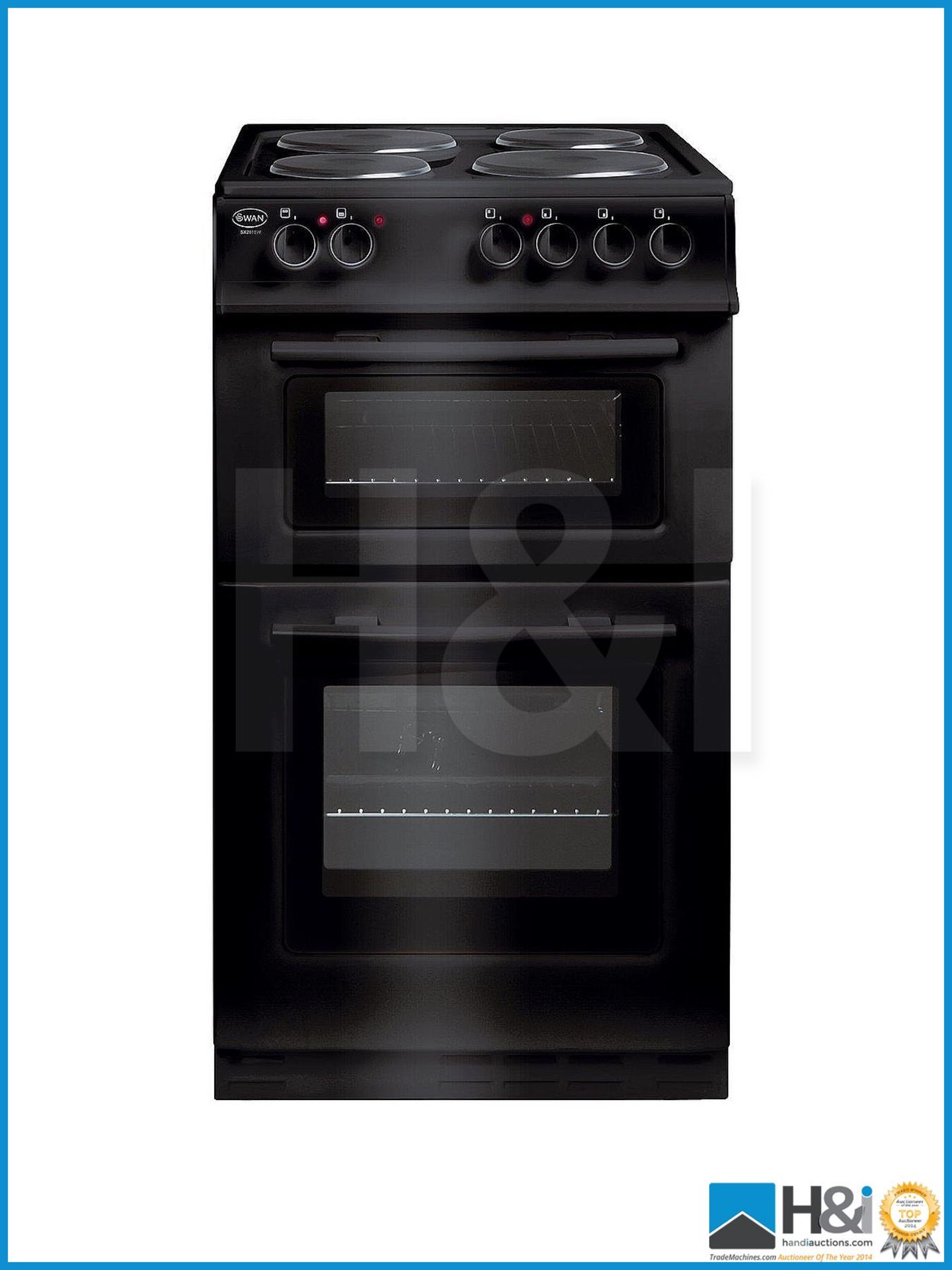 EX-DISPLAY UNTESTED SWAN SX2011B ELECTRIC FREESTANDING OVEN [BLACK] 0 x 0 x 0cm RRP GBP 352