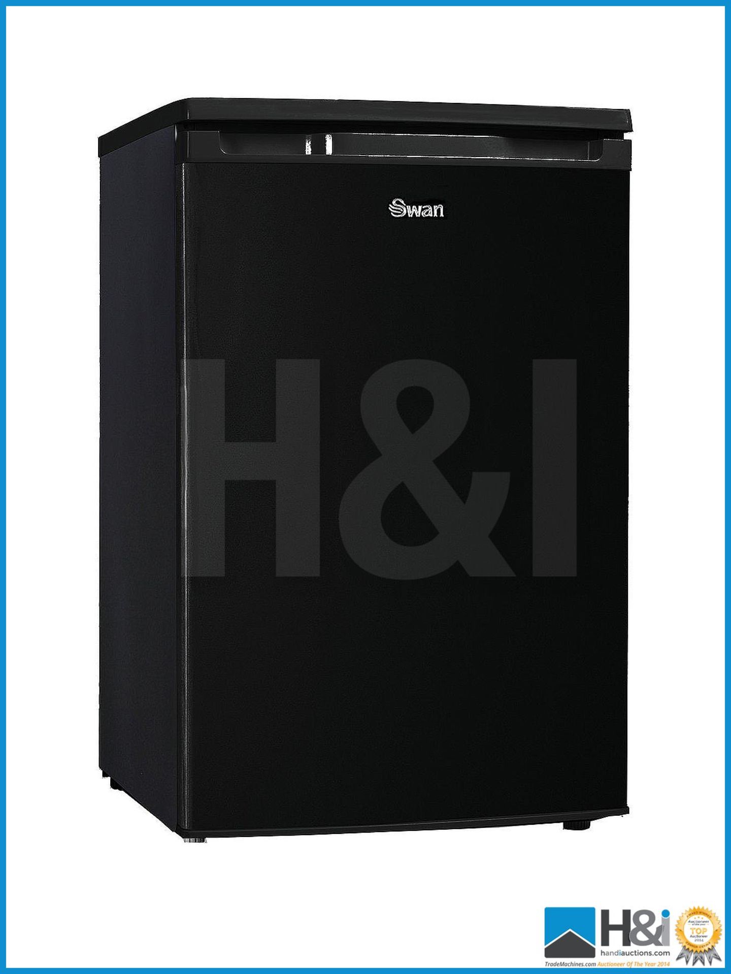 EX-DISPLAY UNTESTED SWAN SR70180B UNDER COUNTER FREEZER [BLACK] 85 x 55 x 58cm RRP GBP 227