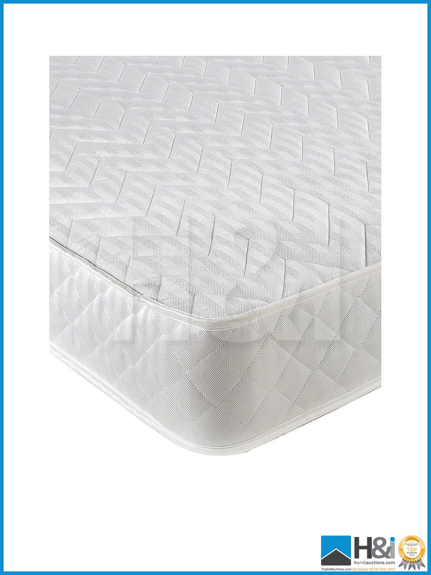 NEW AIRSPRUNG LUXURY QUILTED SAMLL DOUBLE MATTRESS RRP GBP 309