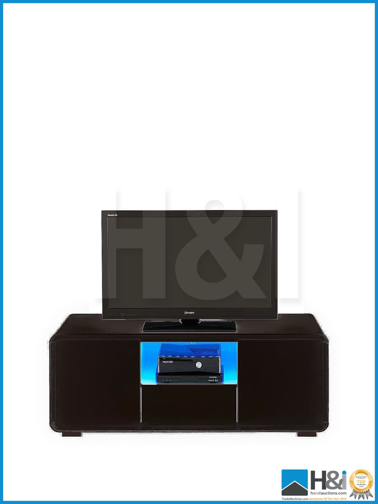 NEW IN BOX COSMOS TV UNIT [BLACK GLOSS] 45 x 120 x 45cm RRP GBP 299