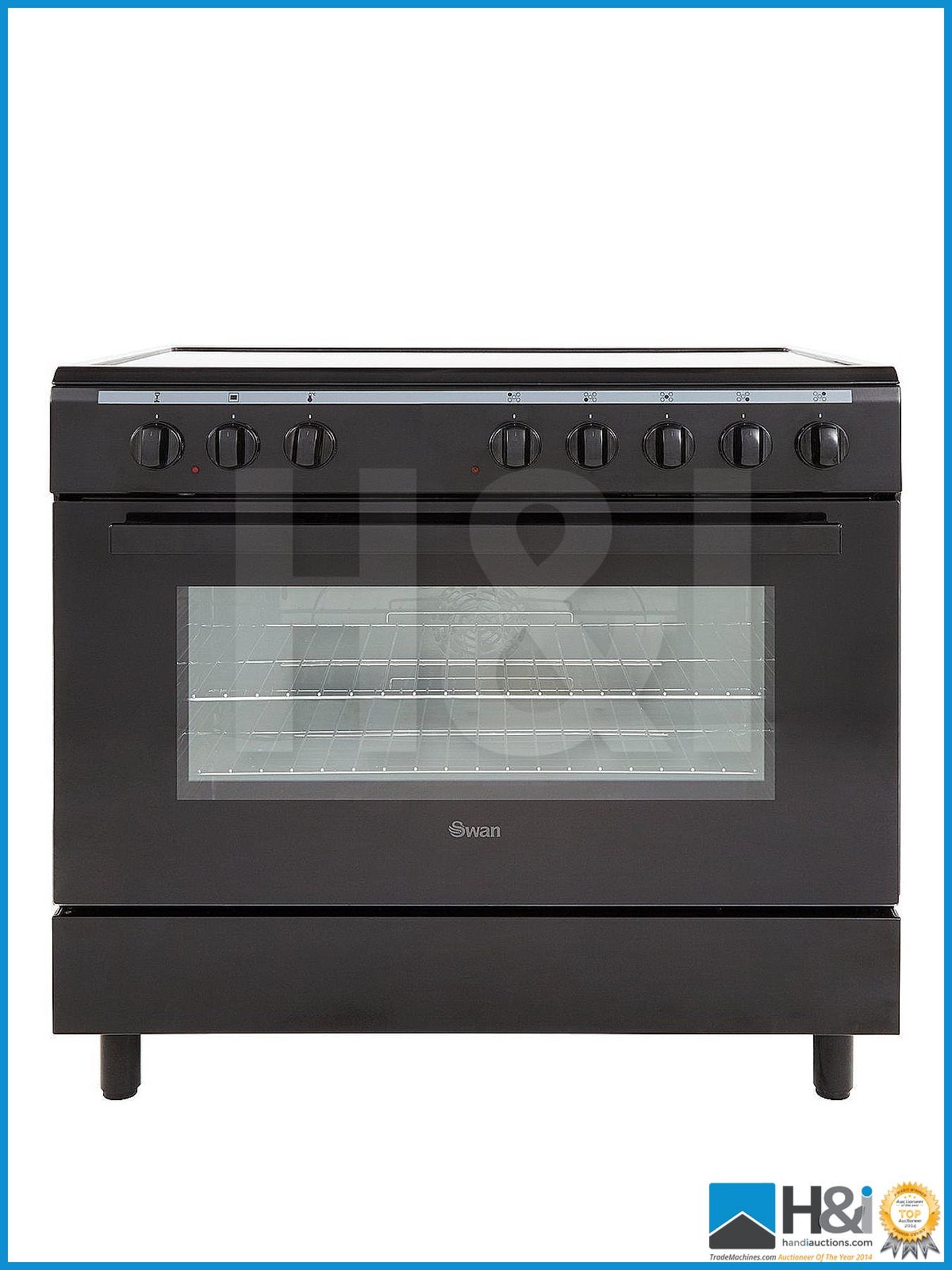 EX-DISPLAY UNTESTED SWAN SX2050 ELECTRIC OVEN [BLACK] 85 x 90 x 60cm RRP GBP 755