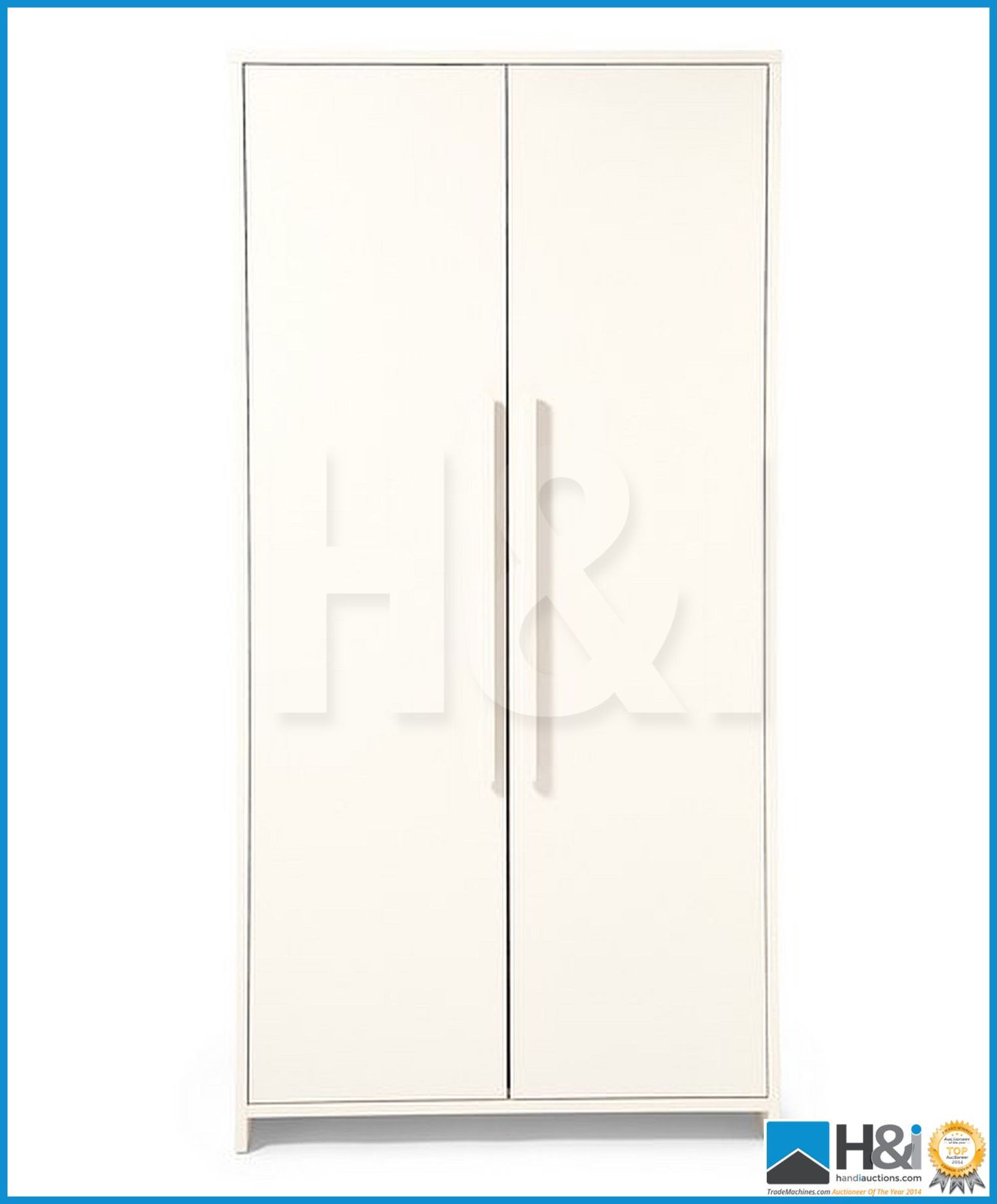 NEW IN BOX MAMAS & PAPAS HAXBY 2DOOR WARDROBE [IVORY] 0 x 0 x 0cm RRP GBP 299