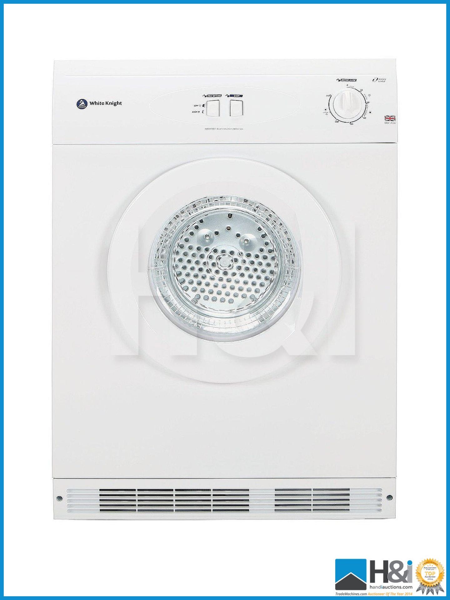 EX-DISPLAY UNTESTED WHITE KNIGHT C44A7W 7KG LOAD TUMBLE DRYER [WHITE] 0 x 60 x 0cm RRP GBP 287