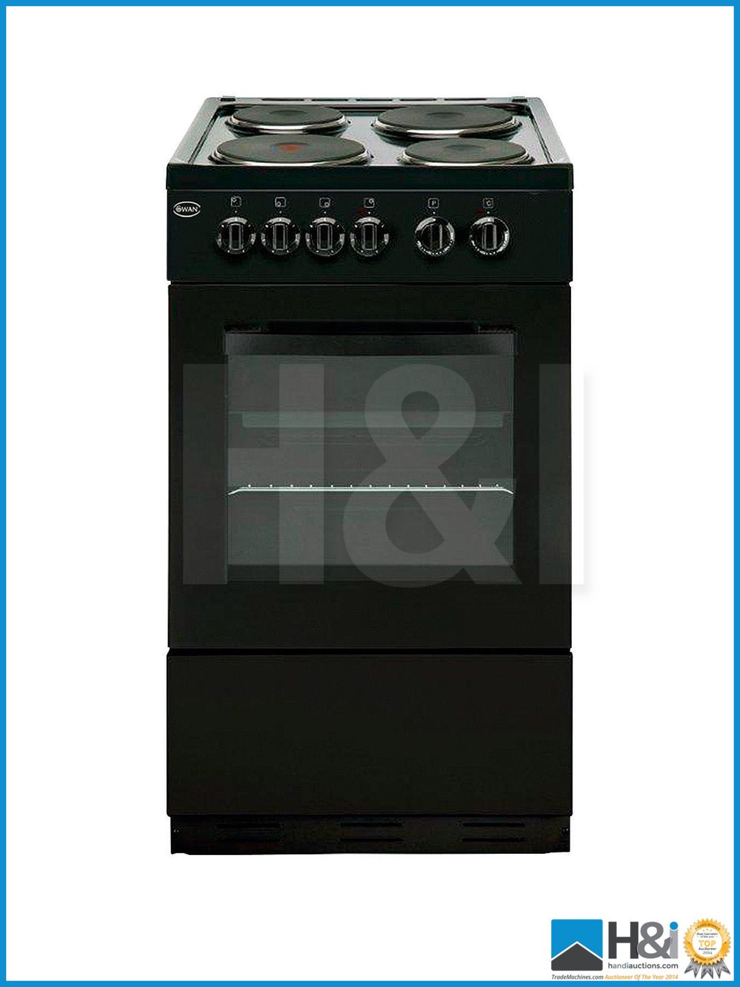 EX-DISPLAY UNTESTED SWAN SX1011B ELECTRIC OVEN [BLACK] 90 x 50 x 60cm RRP GBP 251