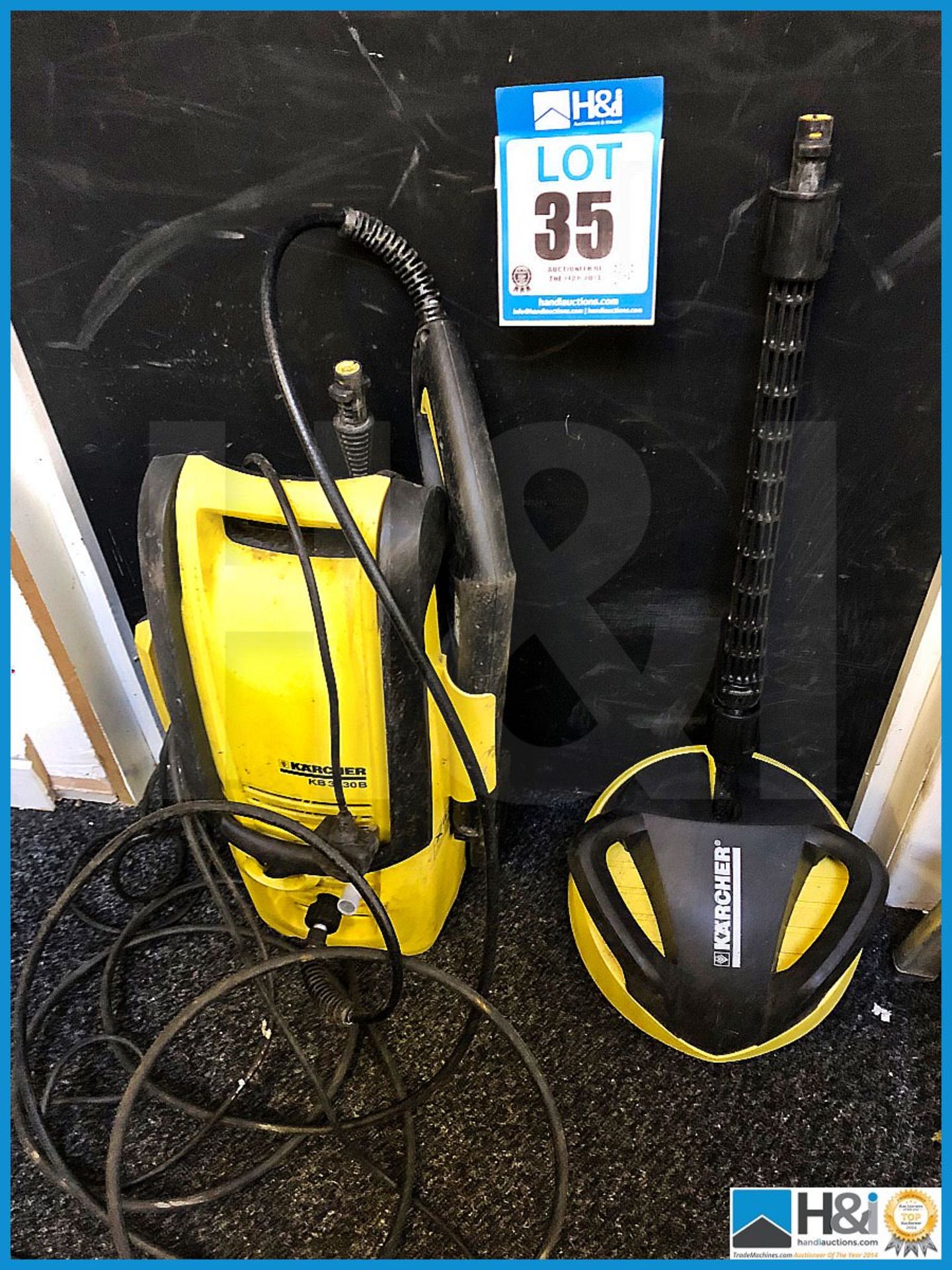 Karcher pressure washer advised working