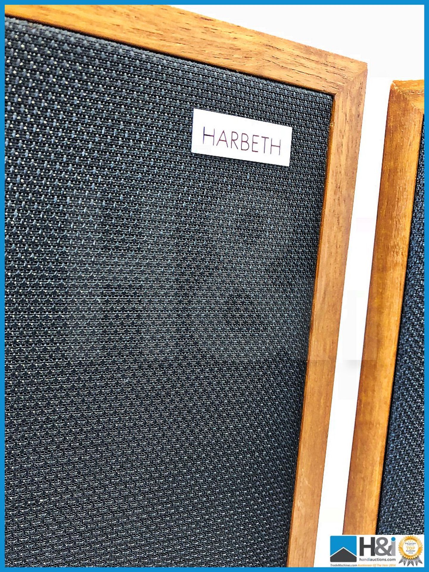 Pair Of Harbeth Accoustics ML Monitor speakers in fine condition - Image 2 of 7