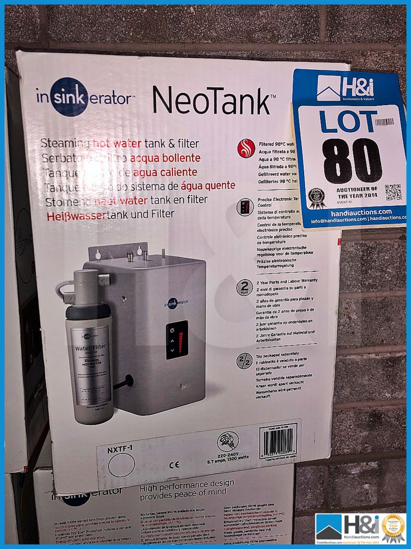 Emerson NeoTank insinkerator streaming hot water tank and filter. Brand new in box RRP GBP 499