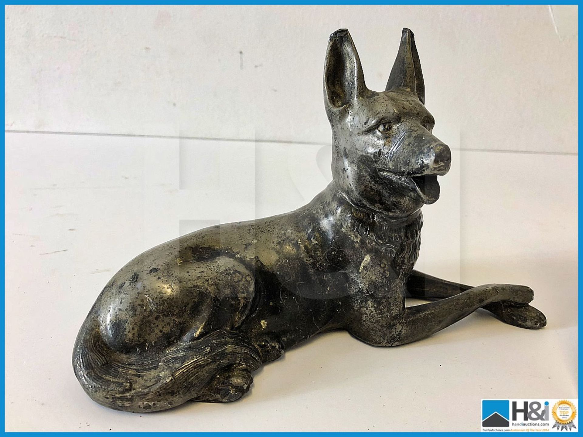 Vintage Pewter Dog - Image 2 of 2