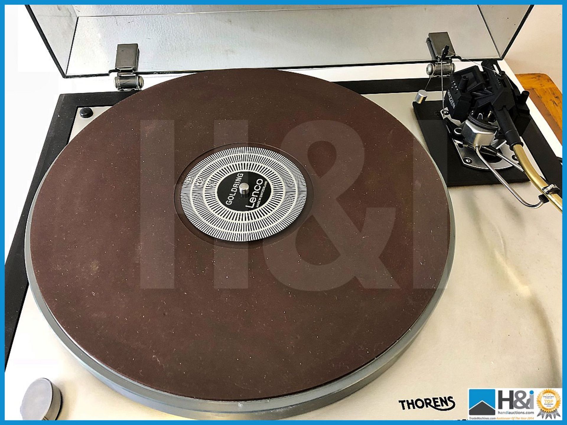 Thorens TD160-Super Turntable with SME tone arm with Arcam C77 cartridge in superb condition - Image 2 of 8