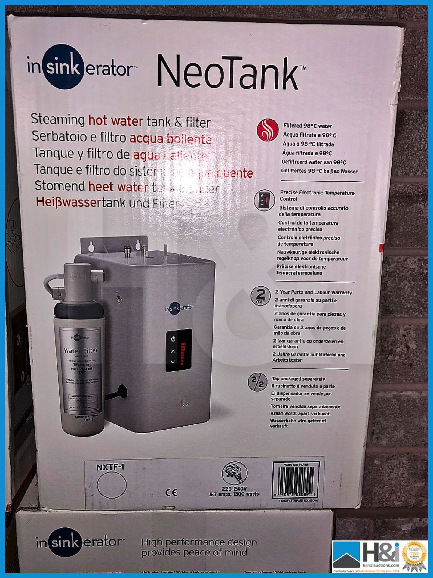 Emerson NeoTank insinkerator streaming hot water tank and filter. Brand new in box RRP GBP 499