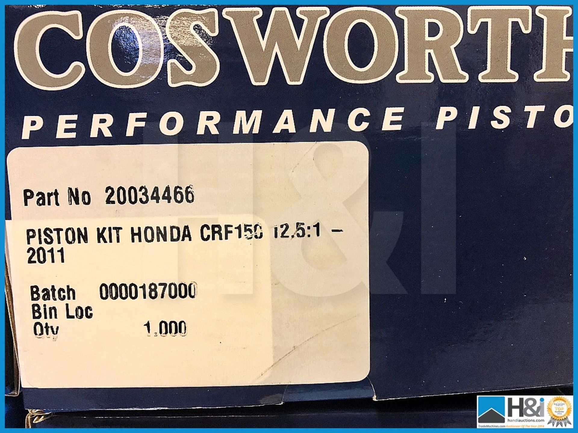 8 x Brand New Cosworth Honda CRF 150 complete piston kits Lot Value GBP 2112 - Image 5 of 5