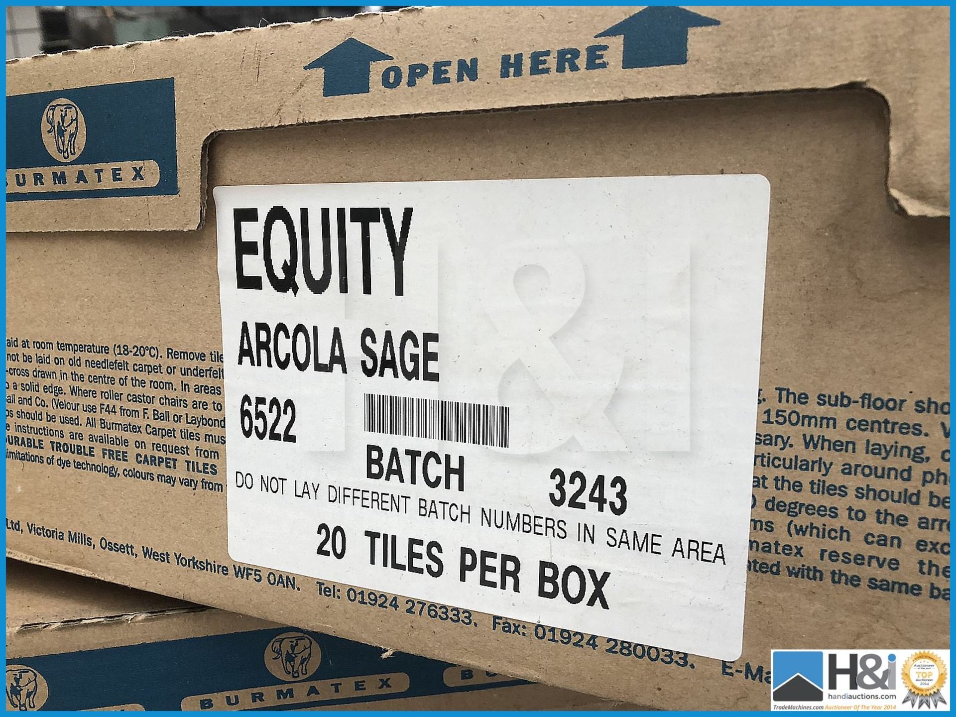 10 boxes of 20 tiles per box. Brand new Burtmatex Equity Arcola Sage ultra-high quality floor tiles. - Image 6 of 6