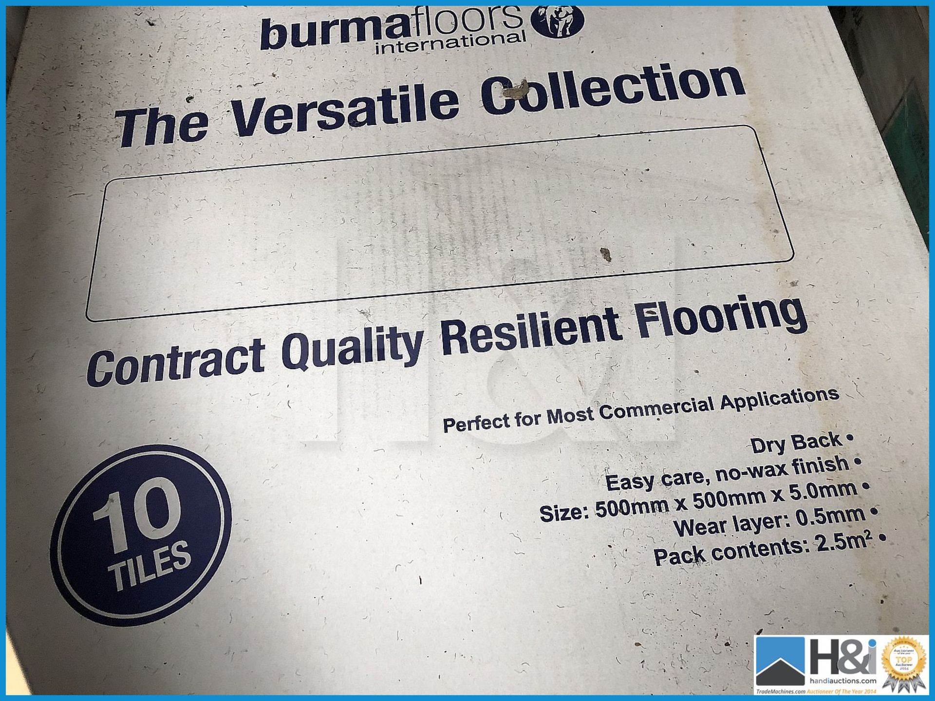 10 boxes of brand new Burmafloors Versatile Collection maple floor tiles. Extremely heavy grade. 500 - Image 4 of 7