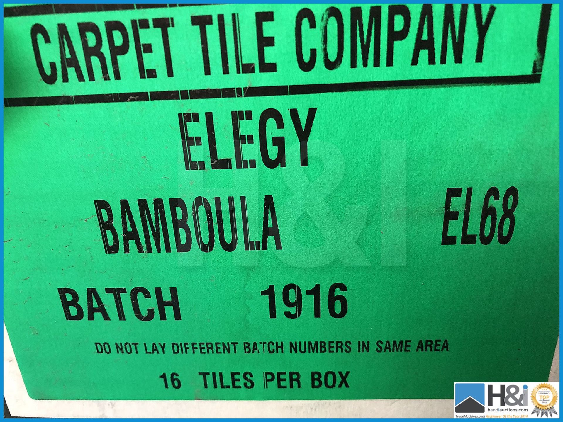10 boxes of 16 tiles per box. Brand new The Carpet Tile Company Elegy Bamboula. Ultra high quality. - Image 7 of 8