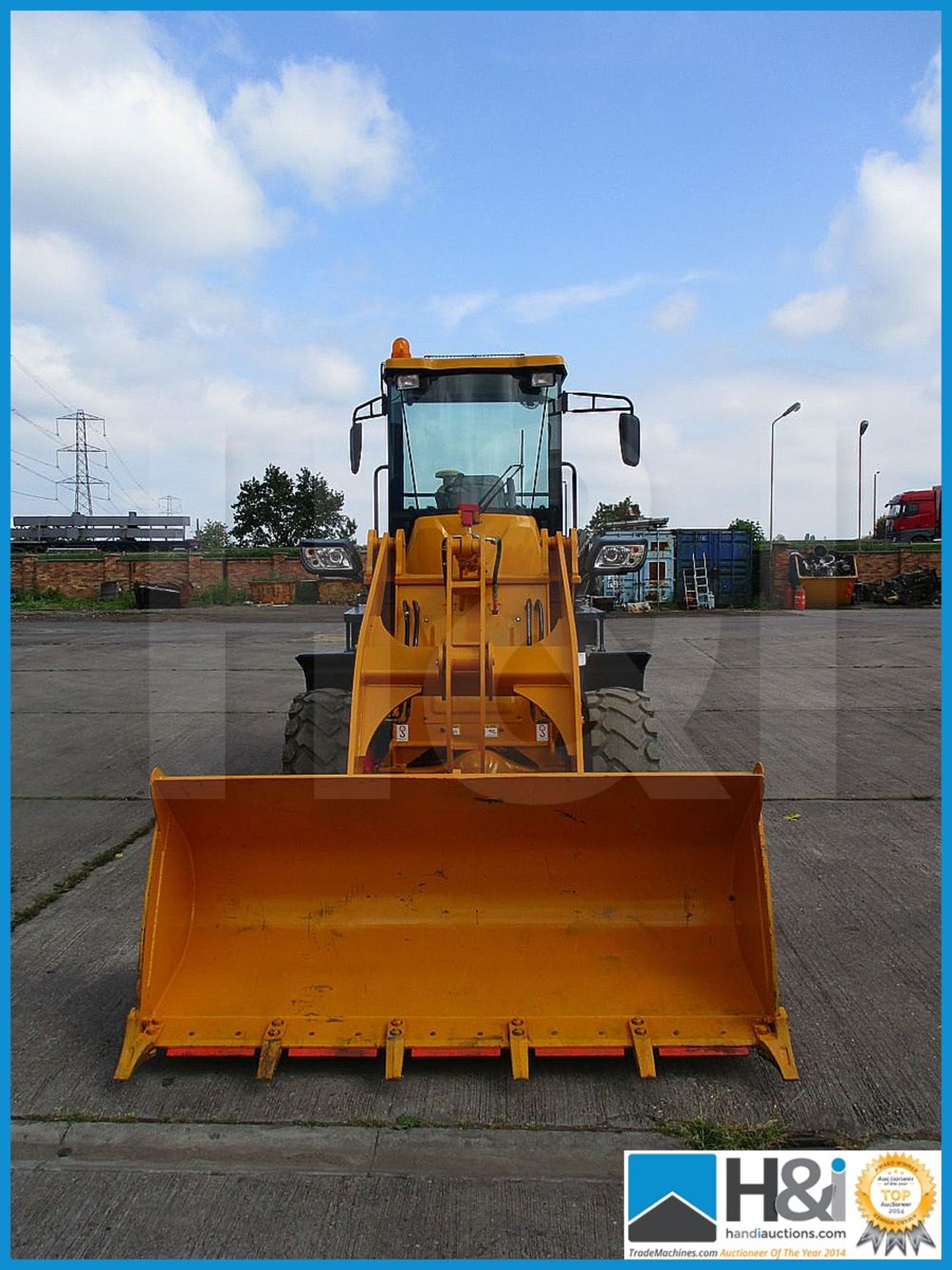 Ikeda wheeled loader, 2017 year. Currently showing only 16 hours on the clock. Hydro static, 4x4, pr - Image 12 of 14