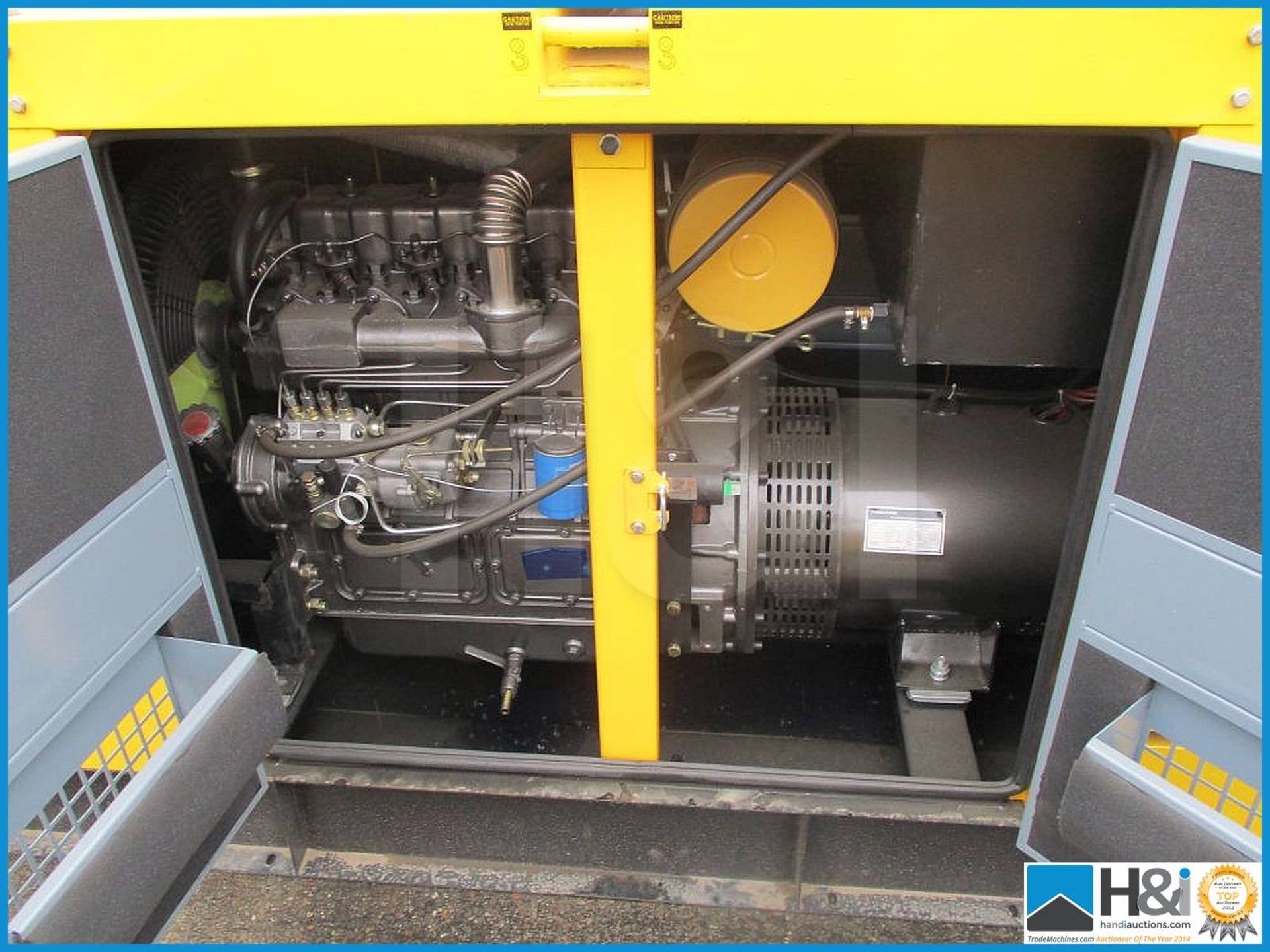 Brand new, unused Kawakenki KK-60KvA diesel generator. No oil or water and ready for transportation. - Image 4 of 5