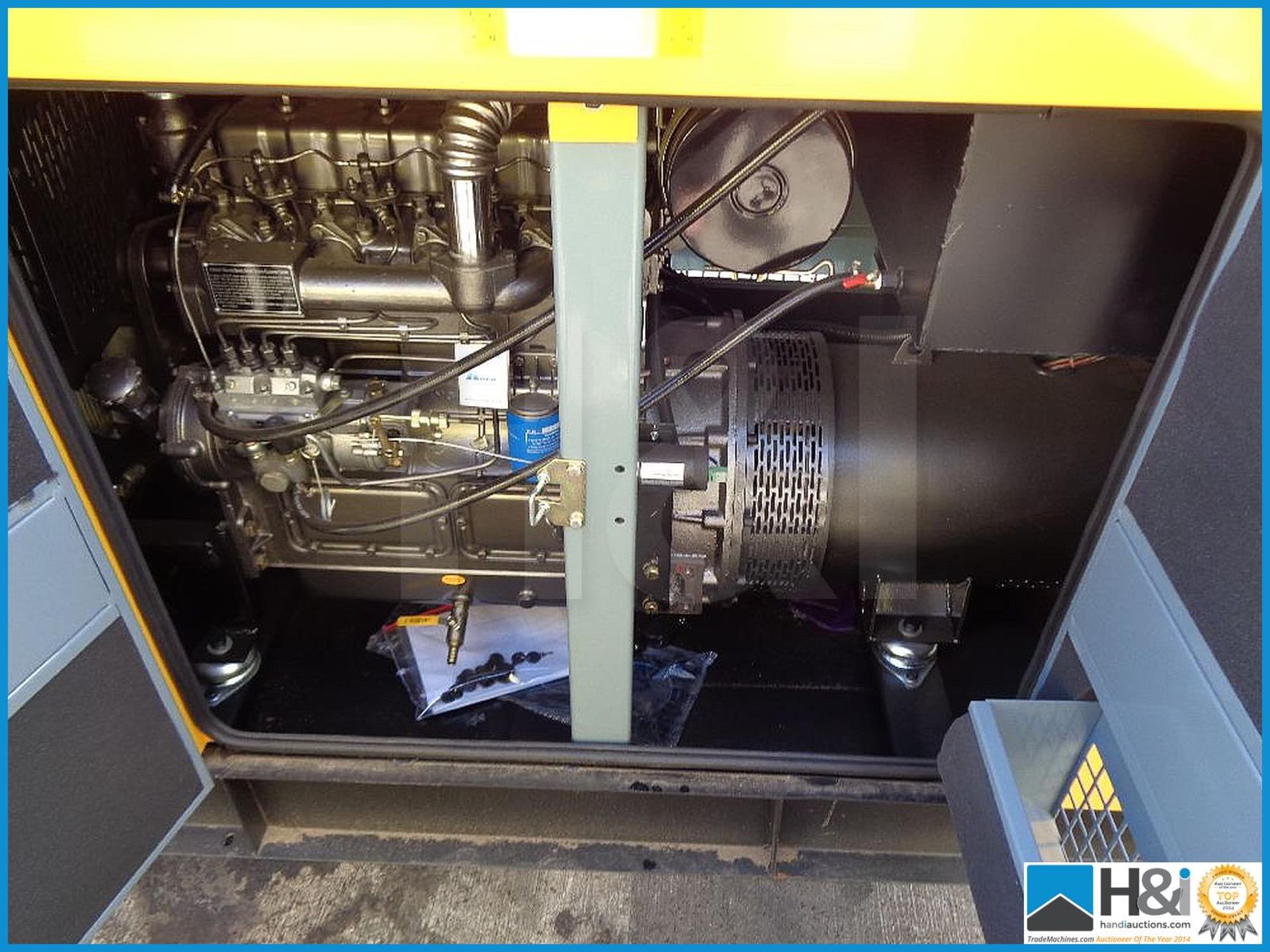 Brand new, unused Kawakenki KK-50KvA diesel generator. No oil or water and ready for transportation. - Image 2 of 9