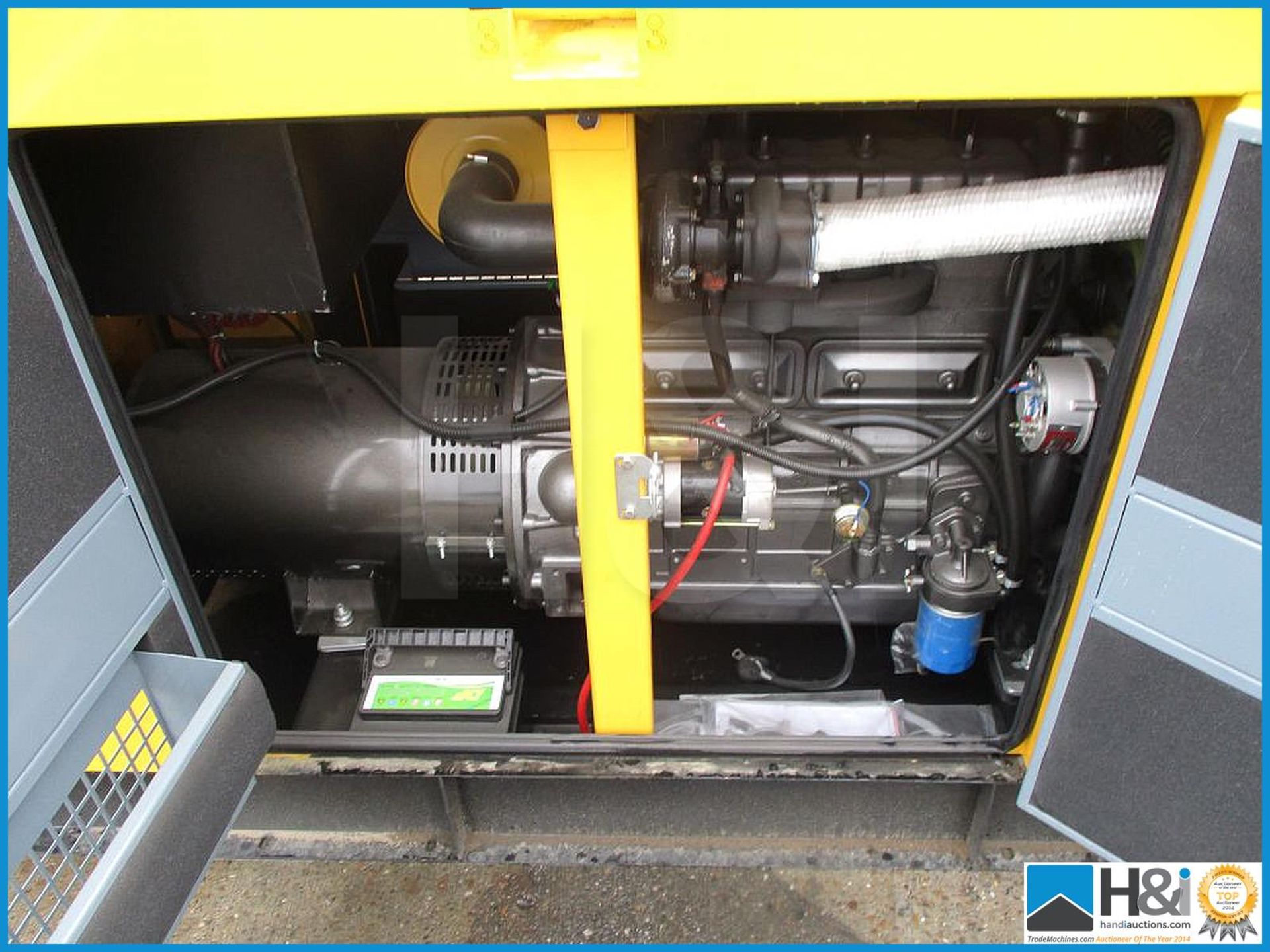 Brand new, unused Kawakenki KK-60KvA diesel generator. No oil or water and ready for transportation. - Image 2 of 5