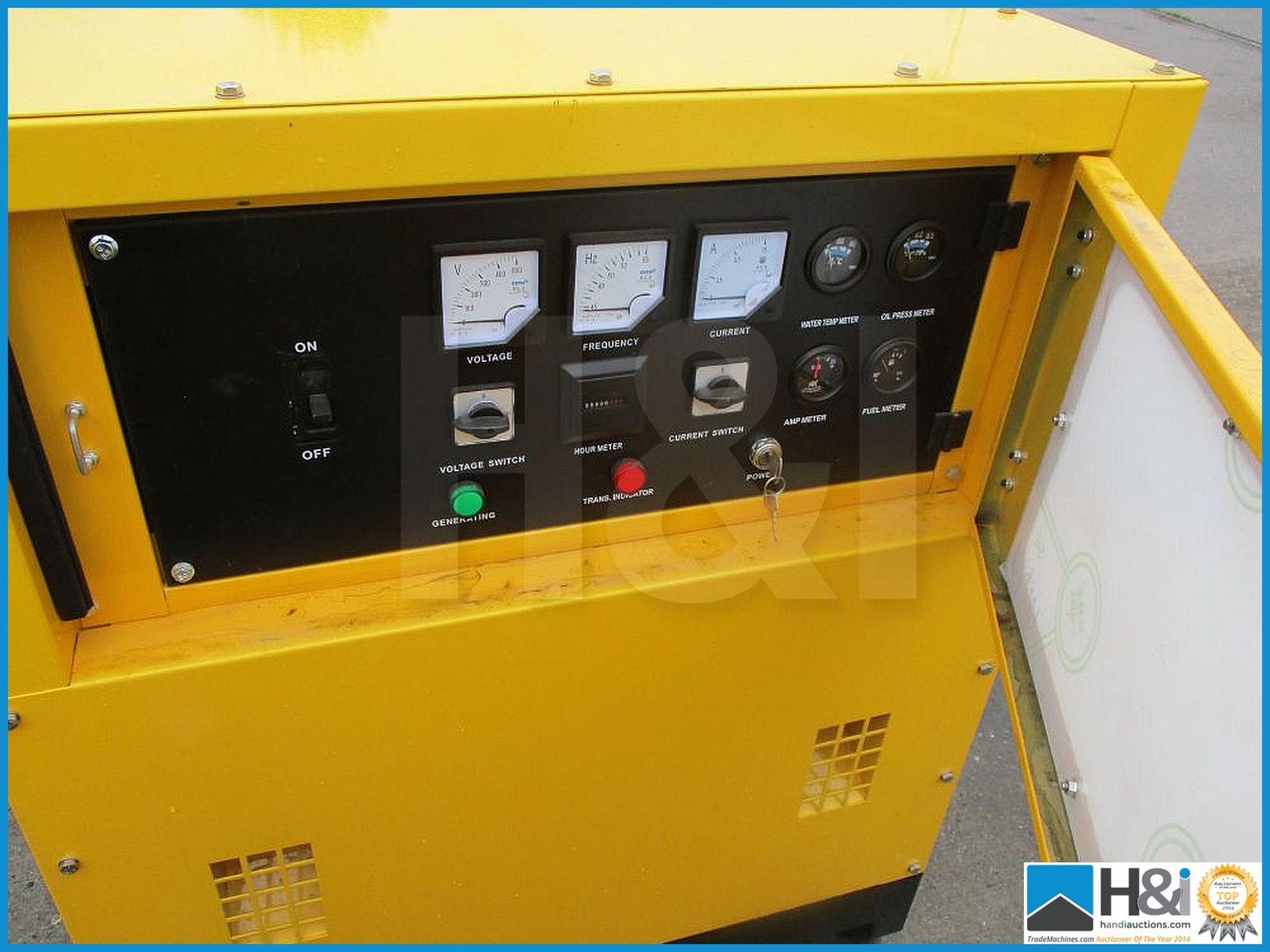 Brand new, unused Kawakenki KK-60KvA diesel generator. No oil or water and ready for transportation. - Image 5 of 5
