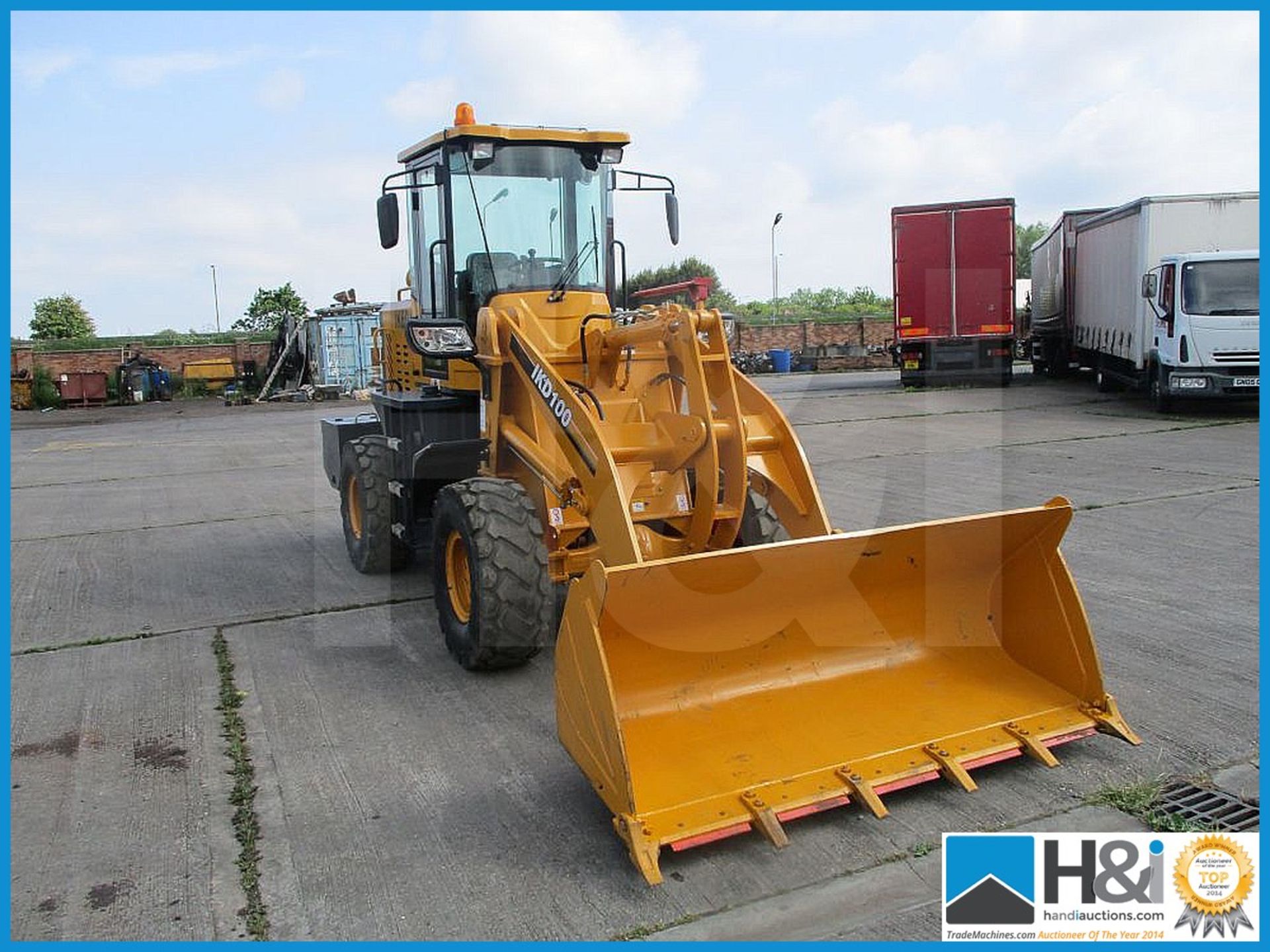 Ikeda wheeled loader, 2017 year. Currently showing only 16 hours on the clock. Hydro static, 4x4, pr