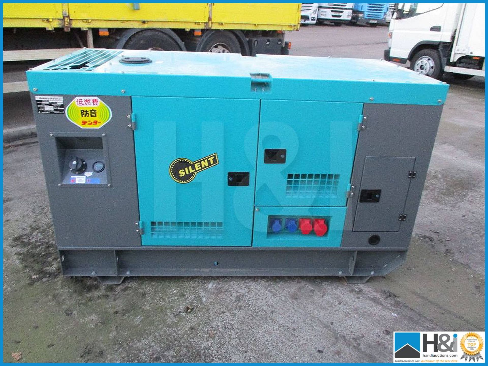 ** LOT WITHDRAWN FROM AUCTION *** Brand new, unused Ashita 30KvA diesel generator. No oil or water a