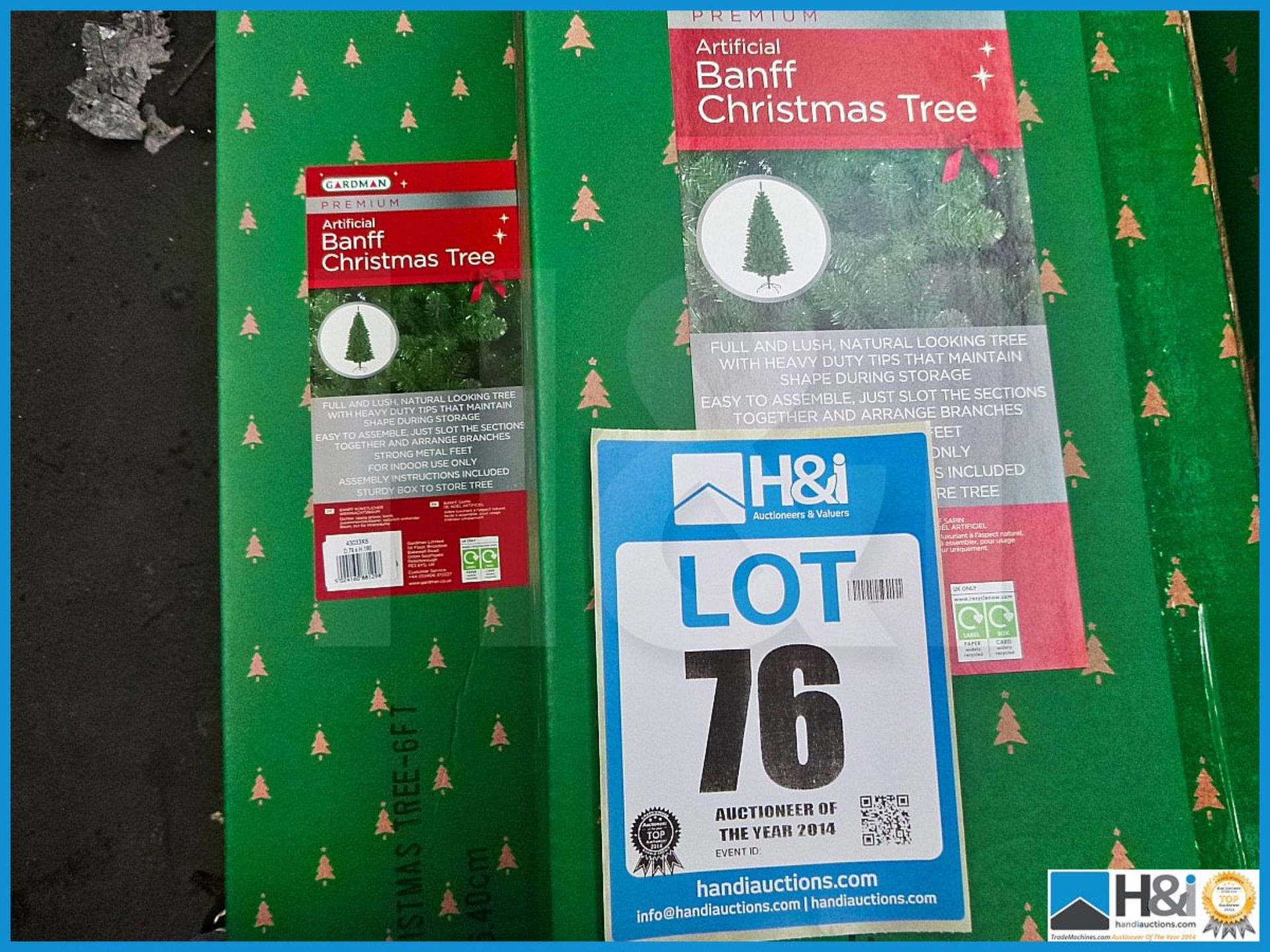 GARDMAN ARTIFICIAL 6' BANFF CHRISTMAS TREE , 43033XS, RRP £69.99, FULL AND LUSH NATURAL LOOKING TREE