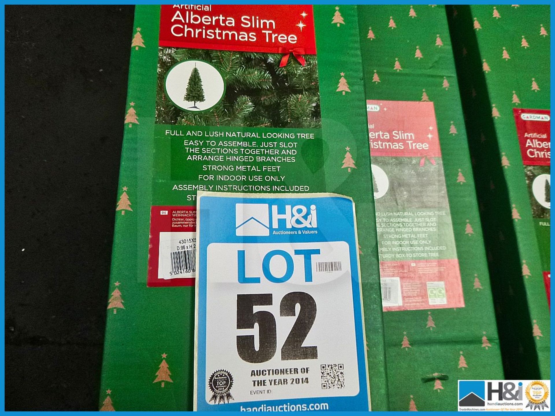 GARDMAN ARTIFICIAL 7' ALBERTA SLIM CHRISTMAS TREE, 43015XS, RRP £85.99, FULL AND LUSH NATURAL LOOKIN