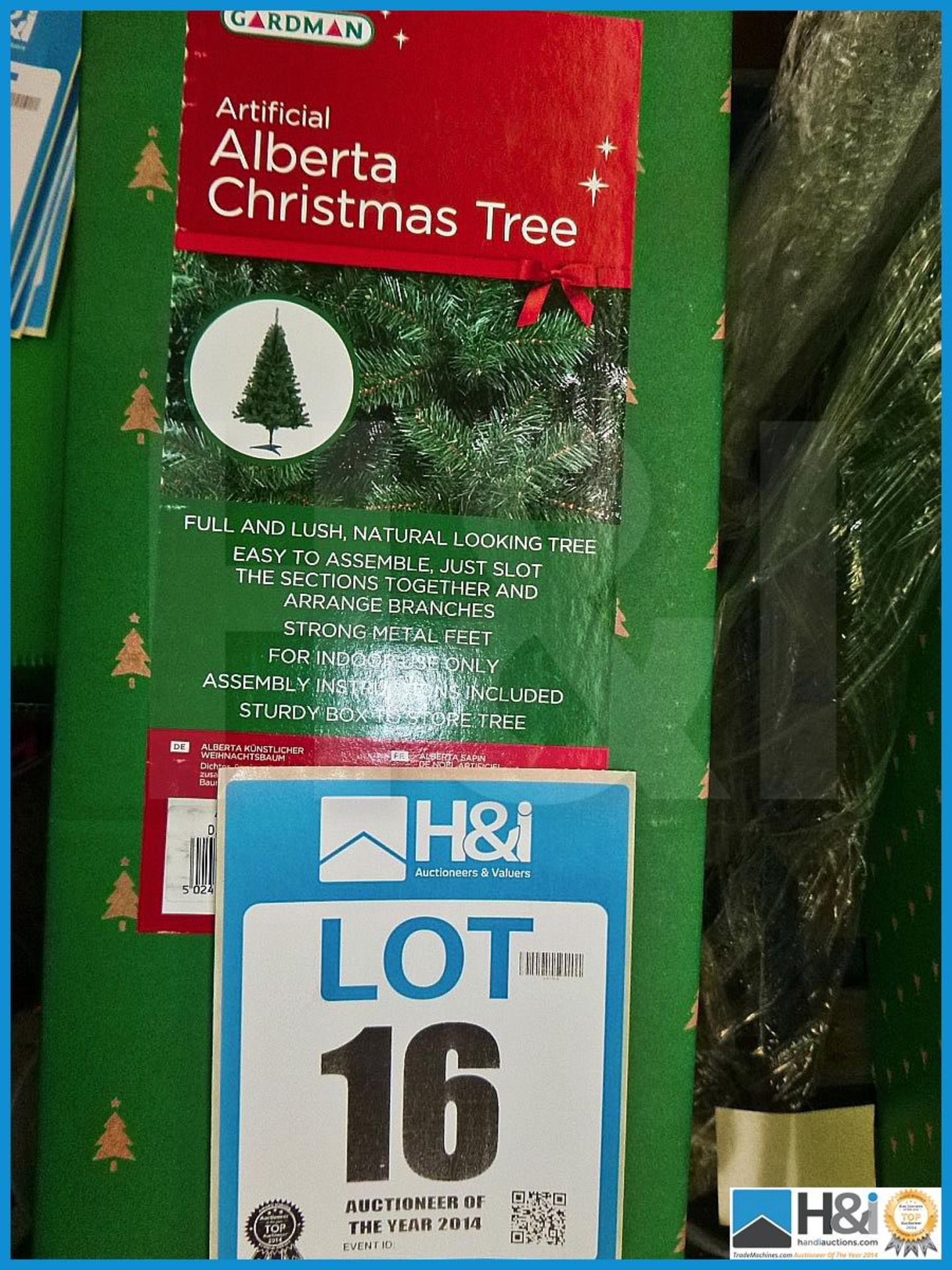 GARDMAN ARTIFICIAL 5' ALBERTA CHRISTMAS TREE, 43018XS, RRP £42.99, FULL AND LUSH NATURAL LOOKING TRE