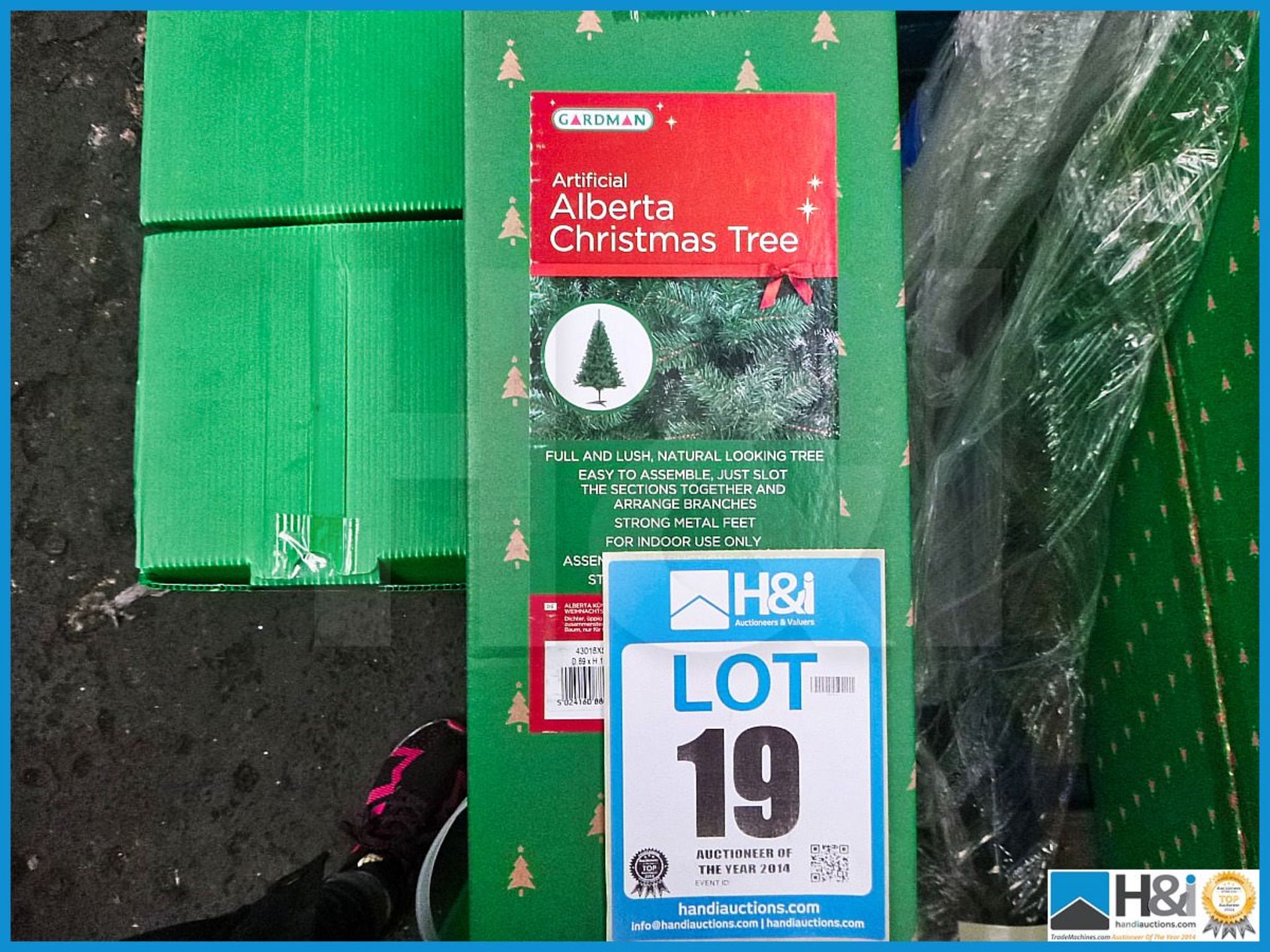 GARDMAN ARTIFICIAL 5' ALBERTA CHRISTMAS TREE, 43018XS, RRP £42.99, FULL AND LUSH NATURAL LOOKING TRE