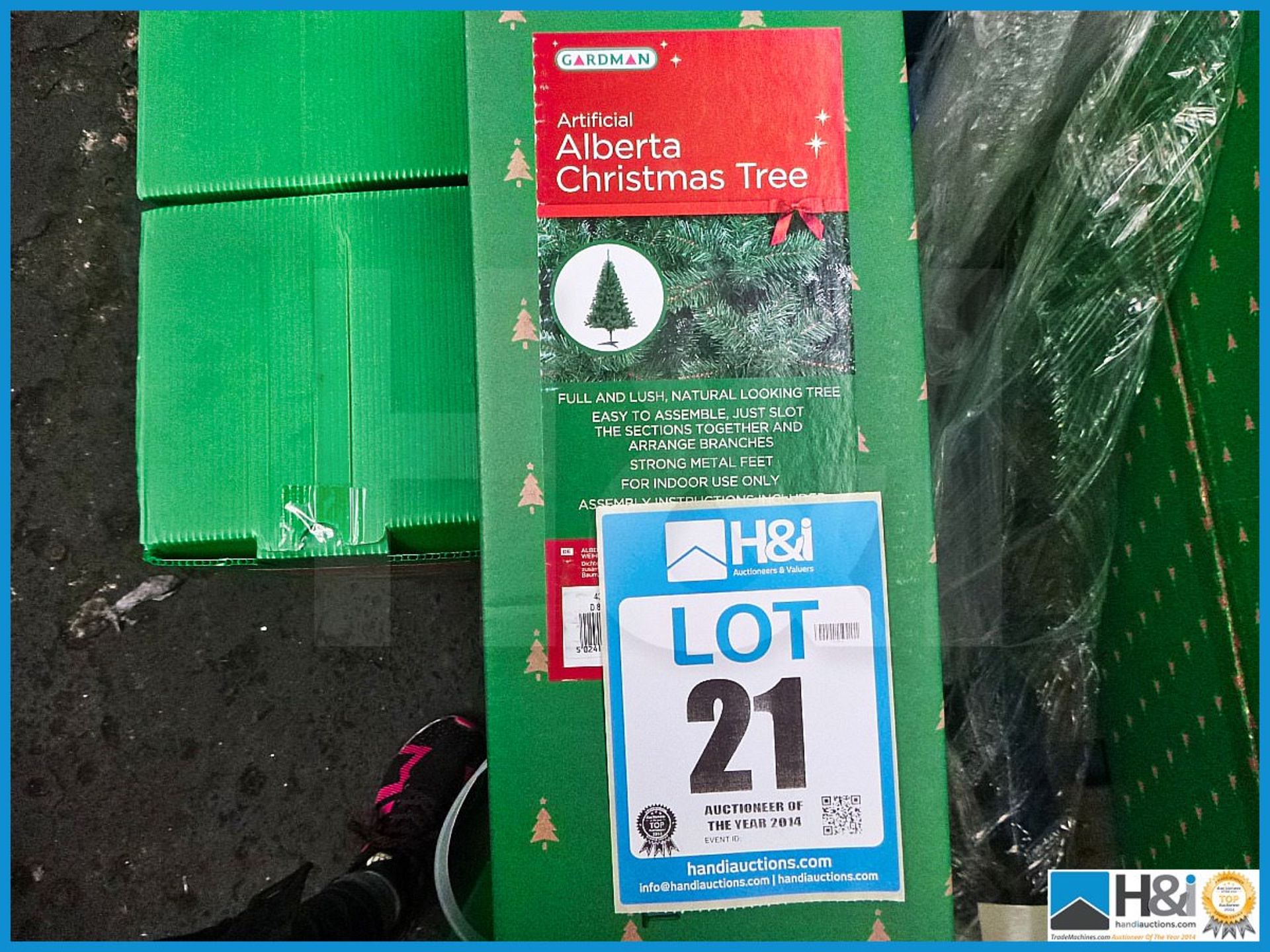 GARDMAN ARTIFICIAL 5' ALBERTA CHRISTMAS TREE, 43018XS, RRP £42.99, FULL AND LUSH NATURAL LOOKING TRE